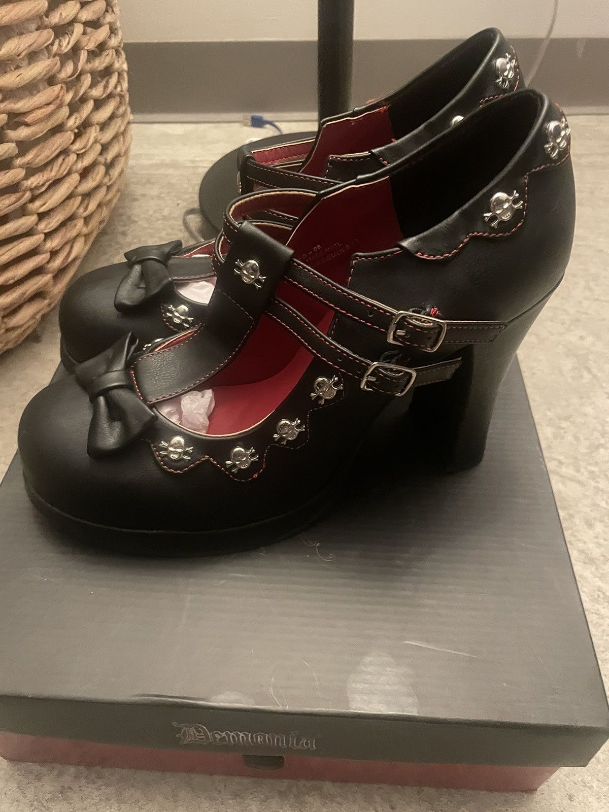 Demonia Cult Rare Pleaser Gothic Crypto-06 Platform Heels | Grailed