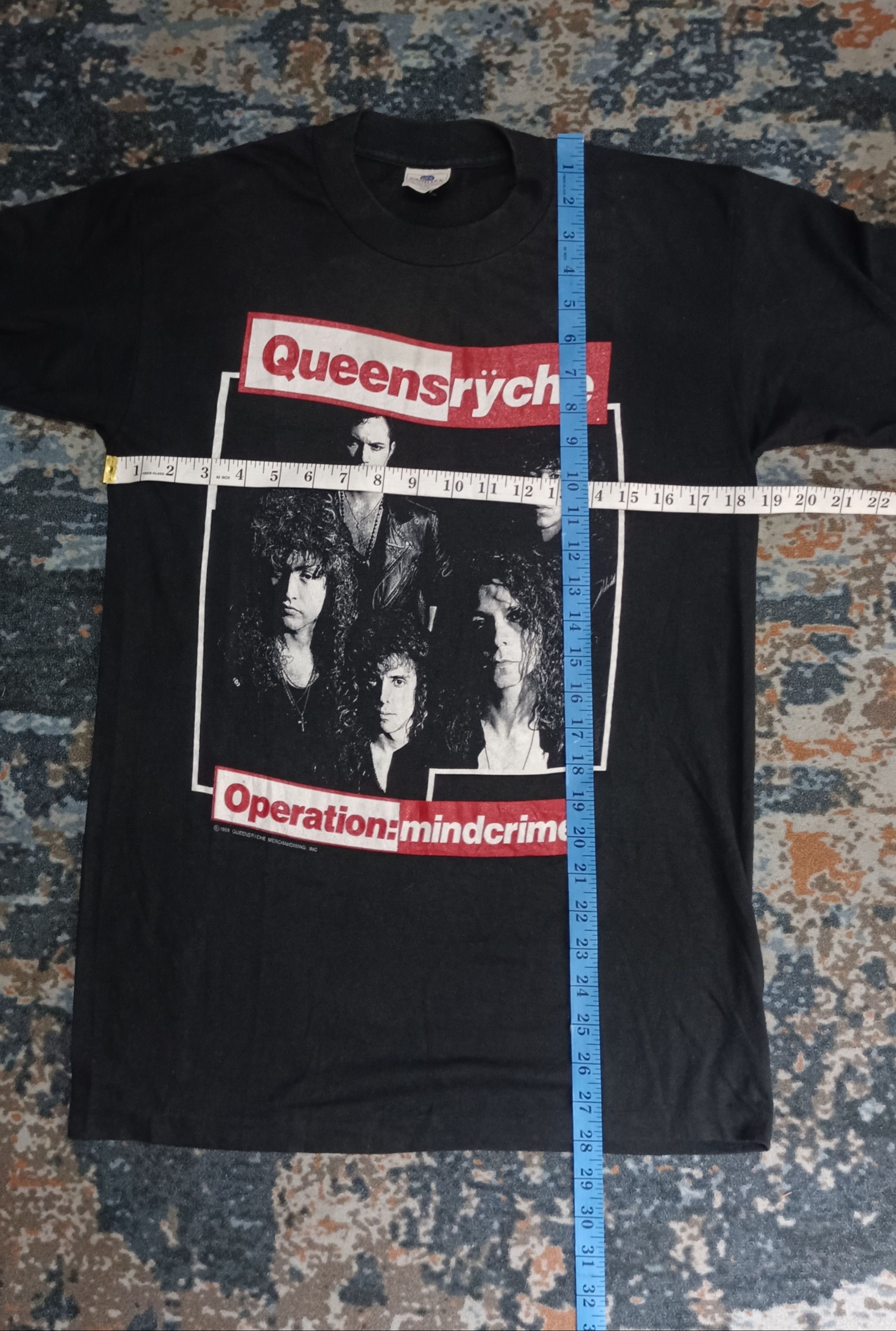 Band Tees Rare Vintage 80s🔥🔥 Queensryche Operation Mindcrime Size US M / EU 48-50 / 2 - 9 Thumbnail