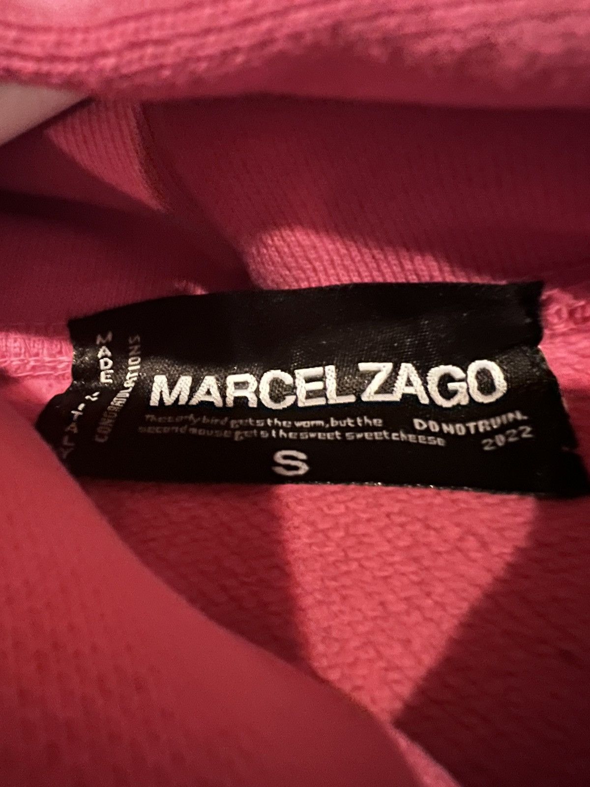 Marcel Zago Steakle V2 Pink Hoodie | Marcel Zago Size US S / EU 44-46 / 1 - 5 Thumbnail