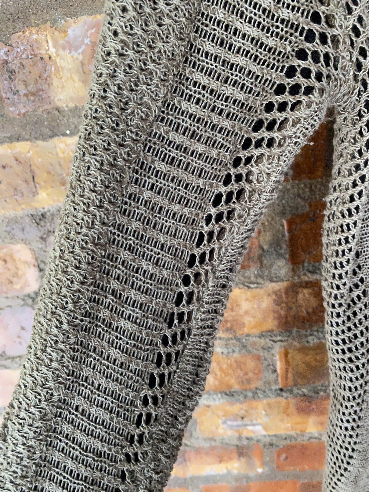 General Research × Japanese Brand × Slick SLICK Japan Mesh spider Web Knit Size US S / EU 44-46 / 1 - 11 Thumbnail