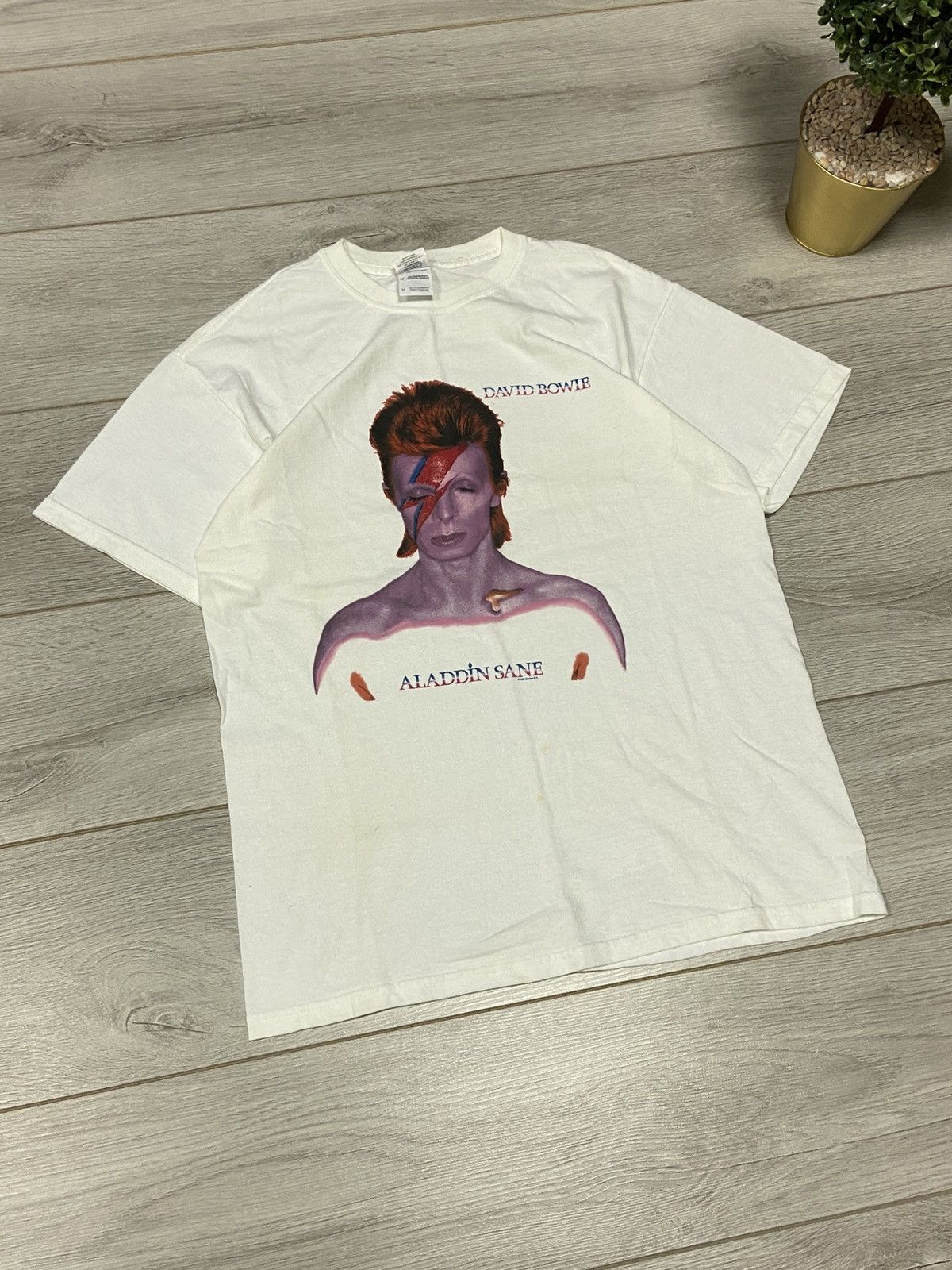 Band Tees Rare Vintage David Bowie Aladdin Sane 1998 T-Shirt Size US M / EU 48-50 / 2 - 2 Thumbnail