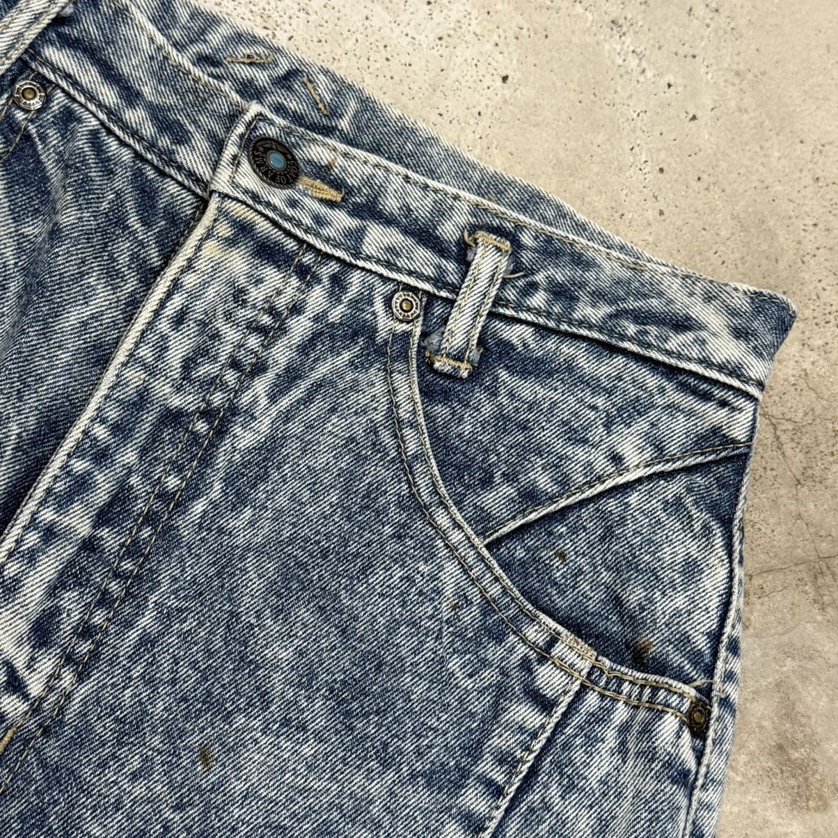 Japanese Brand Vintage High Waist Sweet Camel Bleached Design Denim Pants Size 26" / US 2 / IT 38 - 8 Thumbnail