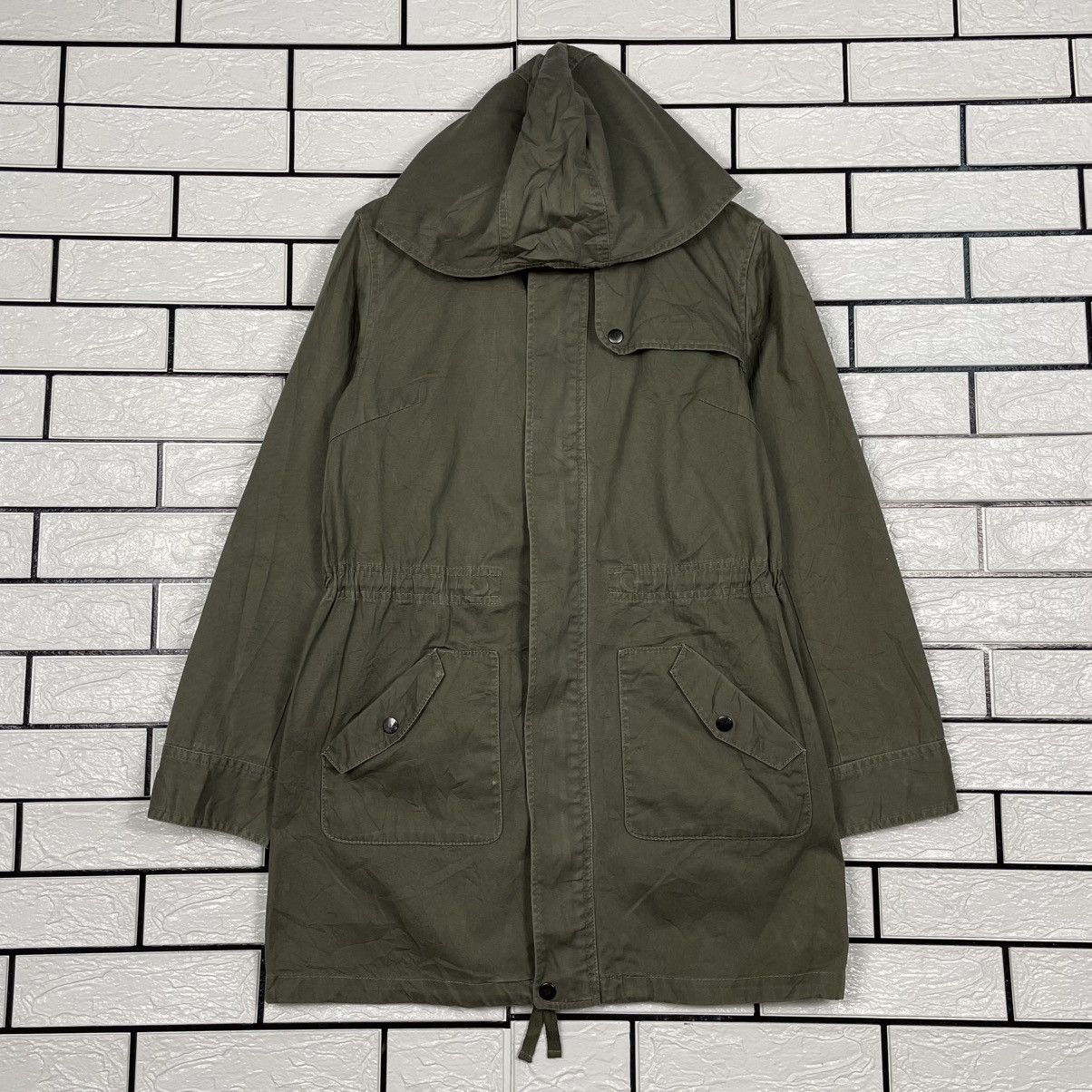 Benetton Benetton Hooded Military Parka Size S / US 4 / IT 40 - 1 Thumbnail