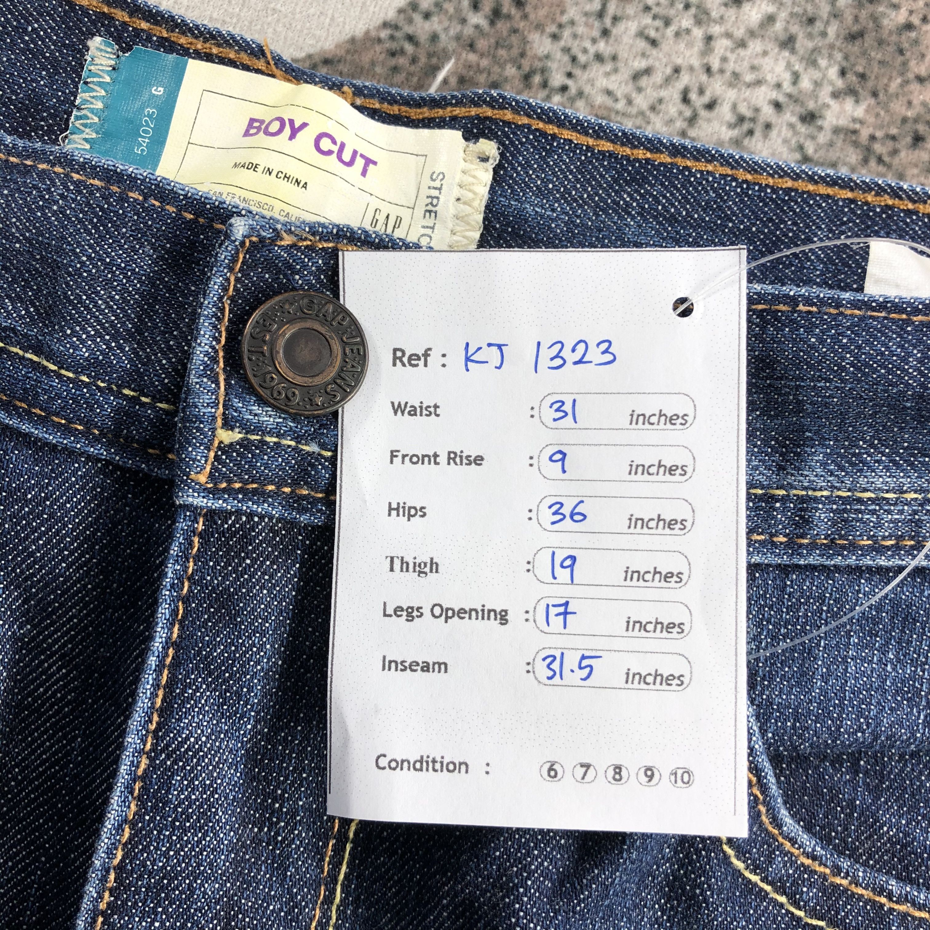 Gap GAP Jeans Blue Wash Denim KJ1323 Size US 31 - 11 Thumbnail