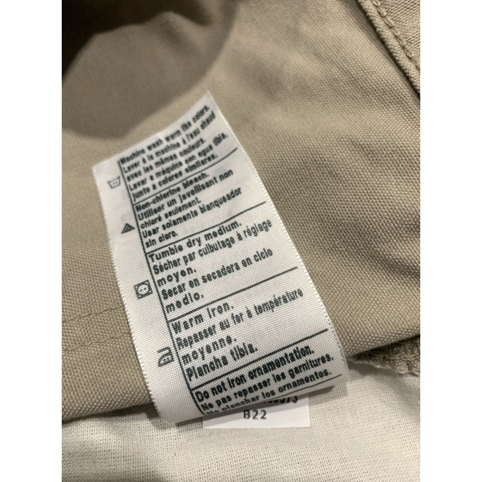 Carhartt VINTAGE Carhartt Cargo Shorts Mens 42 Canvas Beige 10 Inseam 42 Waist Tan Beig e Cotton Workwear Y2K Skater Grunge Regular Mens Size US 42 / EU 58 - 6 Thumbnail