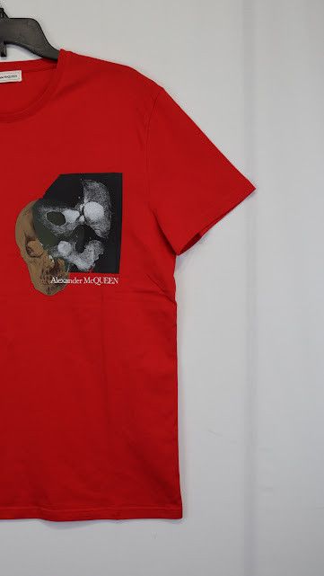 Alexander McQueen o1rshd1 ***Defective / T-Shirt in Red Size US S / EU 44-46 / 1 - 2 Thumbnail