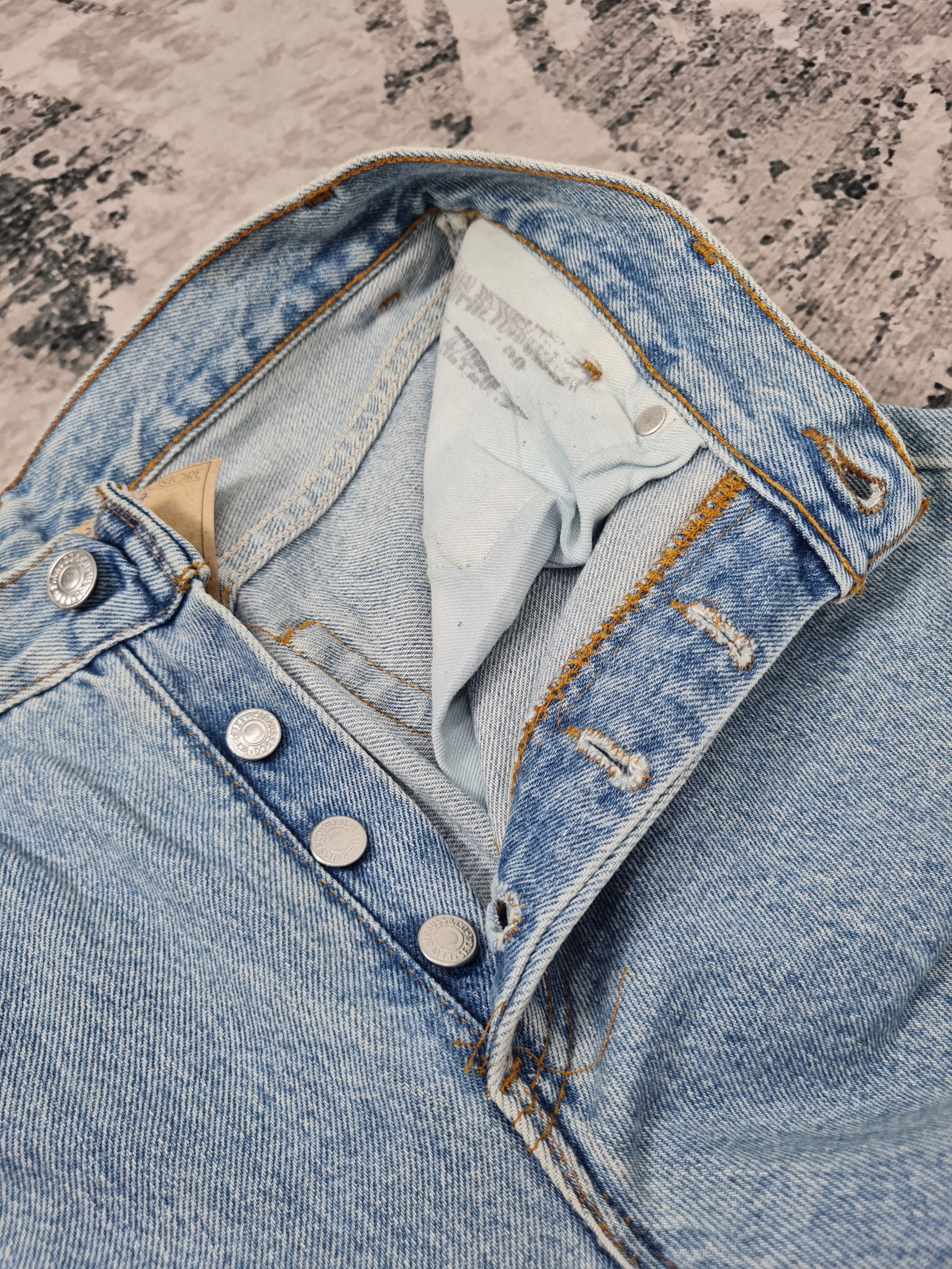 Levi's Vtg 90's LEVIS 501 Faded Light Blue Jeans L0387 Size 27X28.5 Size US 27 - 9 Thumbnail