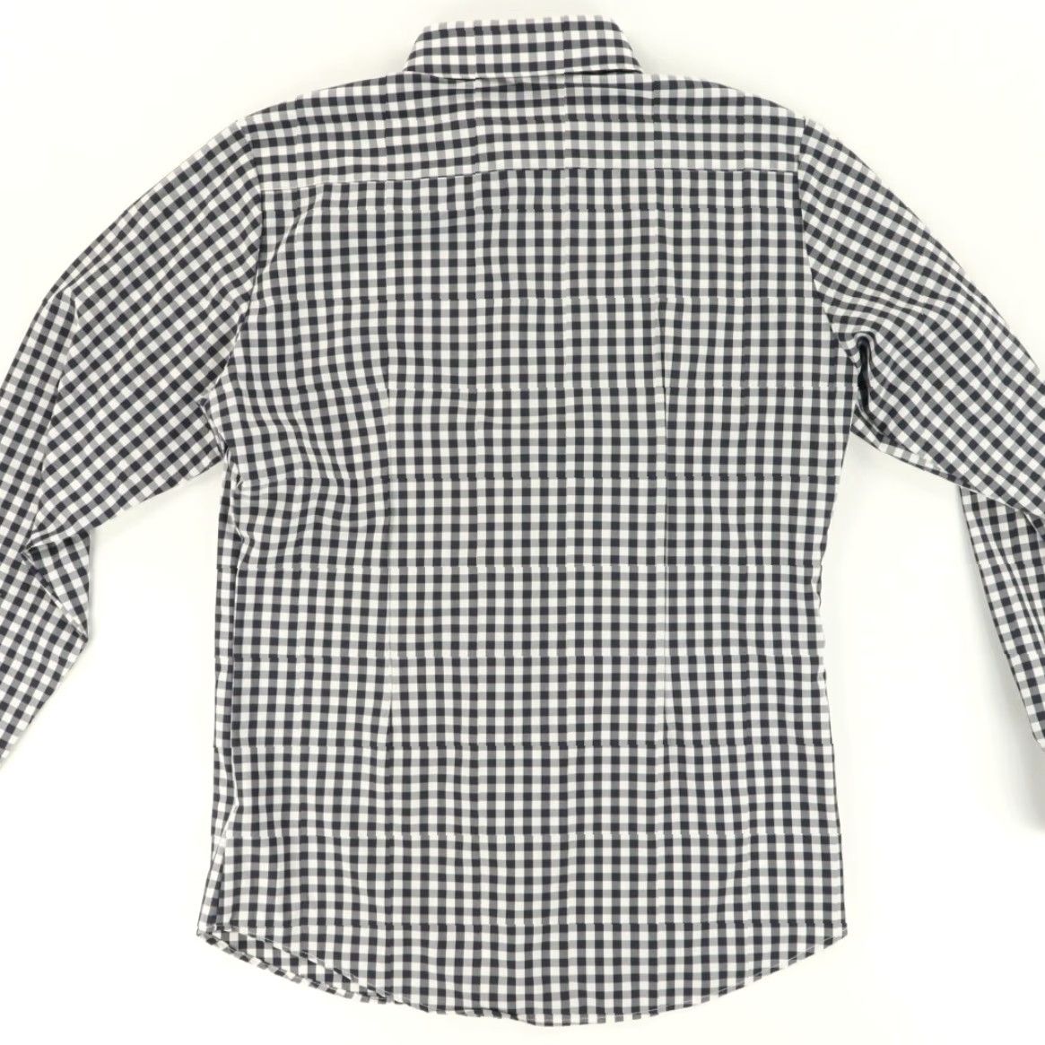 Mizzen+Main Mizzen + Main Leeward Trim Black Men's M Shirt Button Up Check Long Sleeve Slim Fit Size US M / EU 48-50 / 2 - 4 Thumbnail
