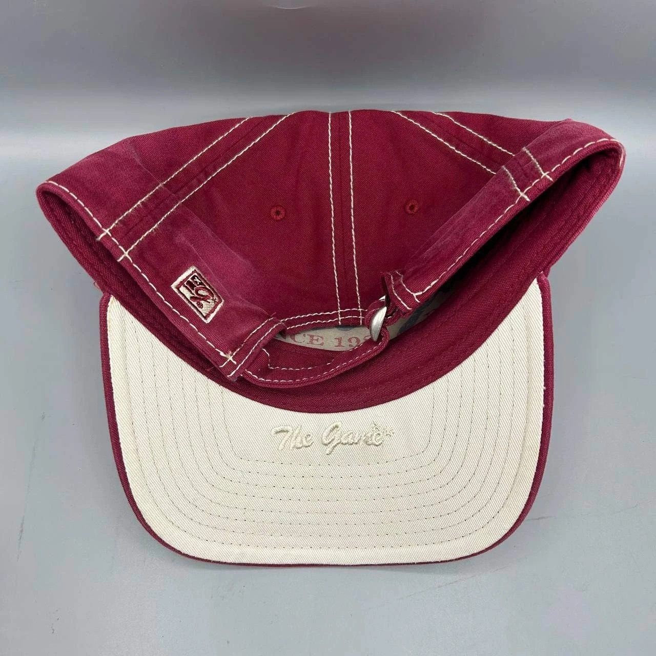 The Game Vintage Arkansas Razorbacks Hat NCAA Strap Back Cap Cotton Size ONE SIZE - 4 Thumbnail