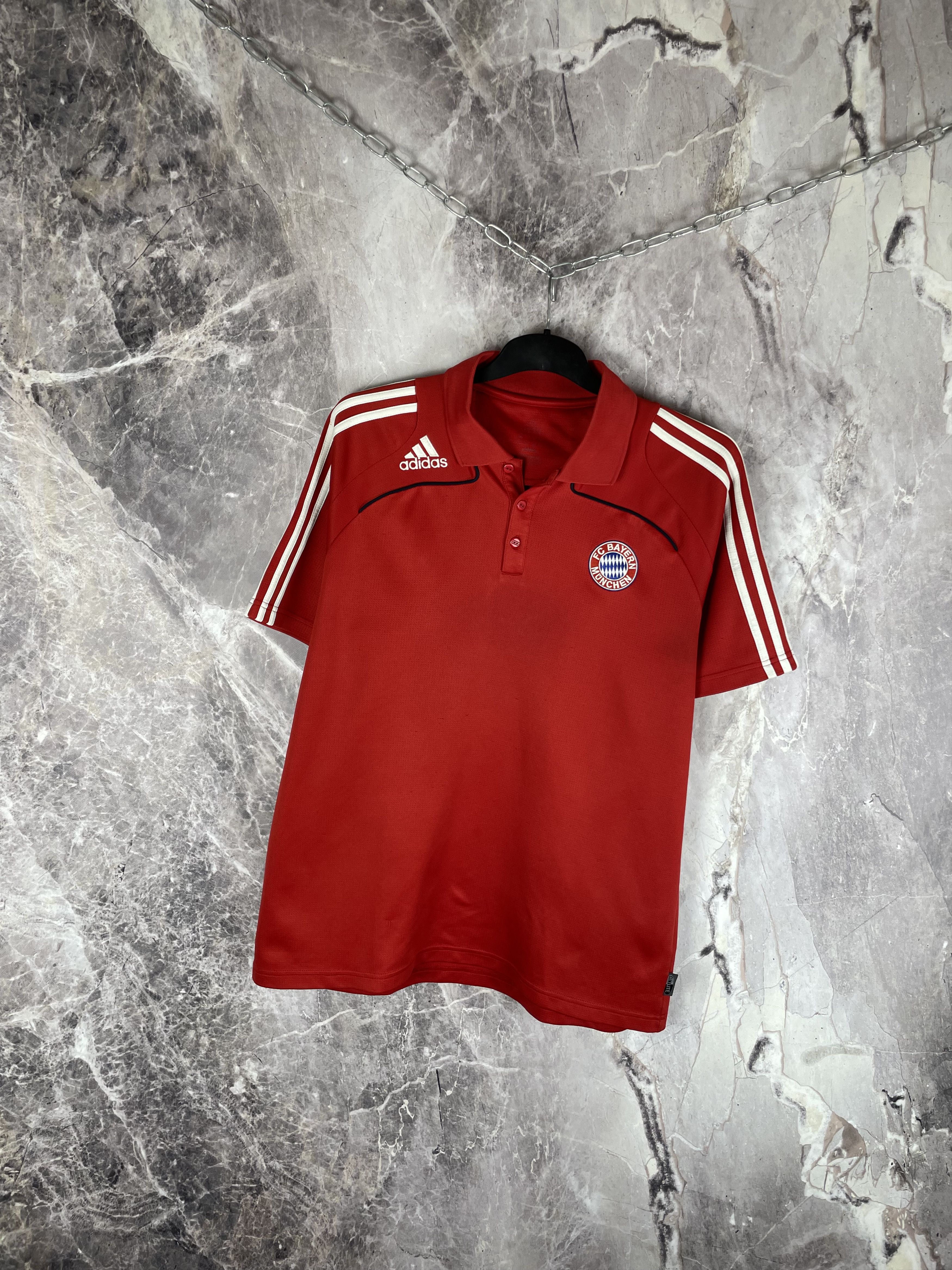 Adidas Bayern Munich Adidas Polo Shirt Size US XL / EU 56 / 4 - 2 Thumbnail