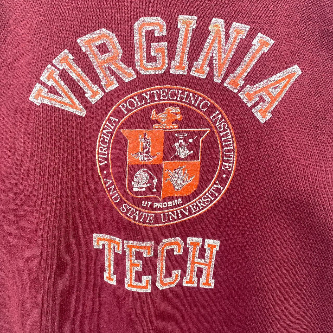 Vintage VINTAGE VIRGINIA TECH UNIVERSITY SWEATSHIRT MEDIUM PULLOVER Size US M / EU 48-50 / 2 - 4 Thumbnail