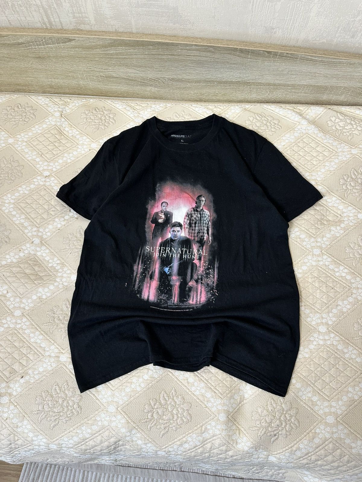 Vintage 🔥 Supernatural Join The Hunt TV Series BBC T Shirt Movie Size US L / EU 52-54 / 3 - 6 Thumbnail