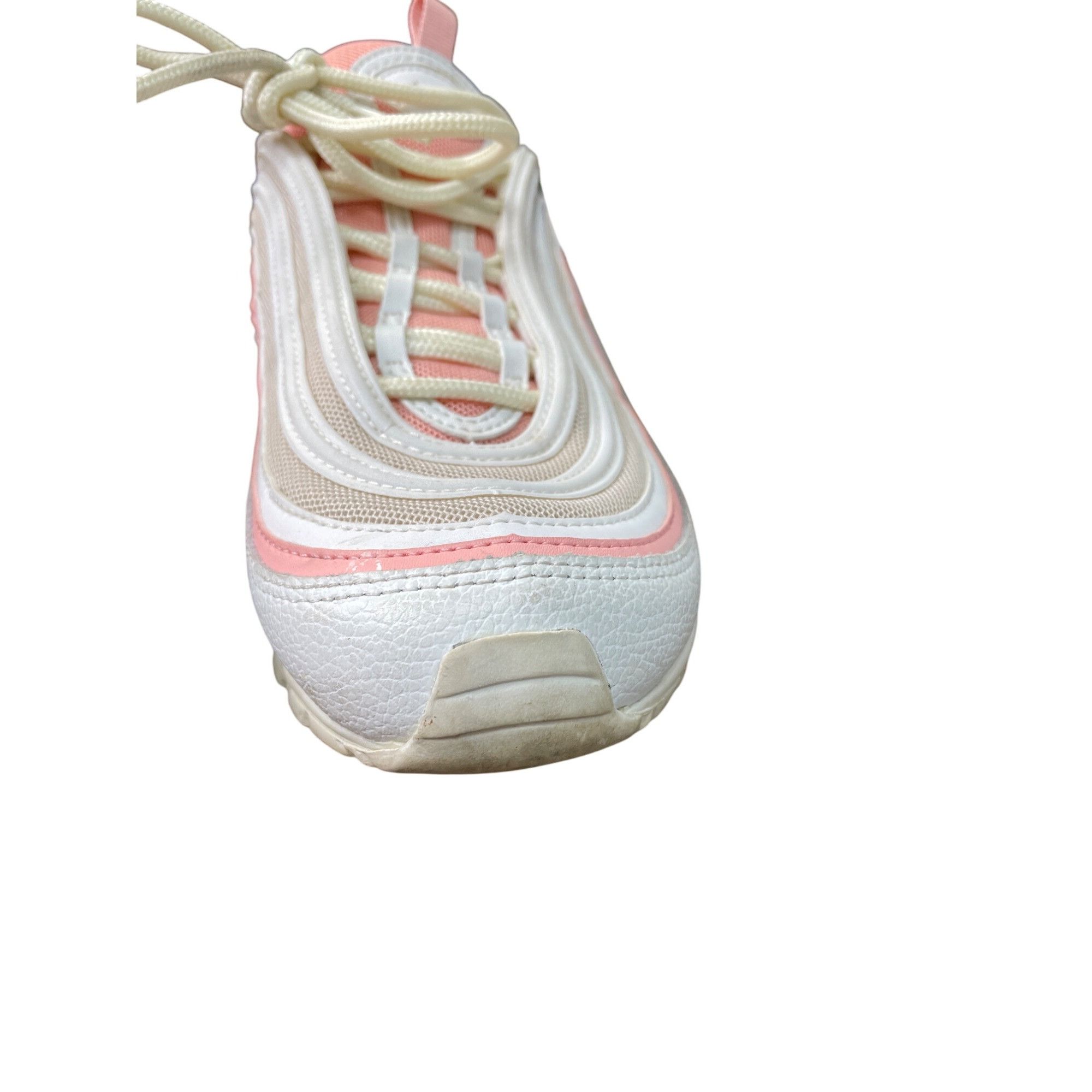 Nike Nike Air Max 97 Womens Summit White coral low top sneakers s Size US 8.5 / IT 38.5 - 13 Thumbnail