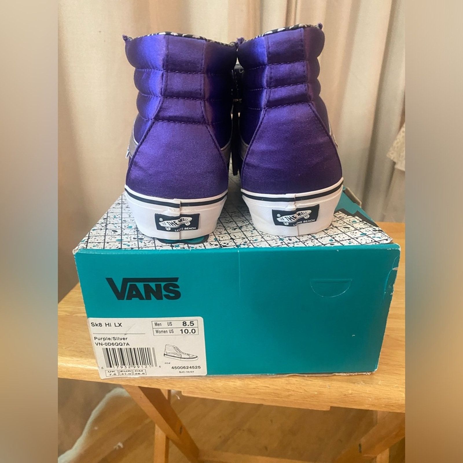 Vans Vans SK8 Hi LX x Proper purple/silver m8.5 Size US 8 / EU 41 - 5 Thumbnail
