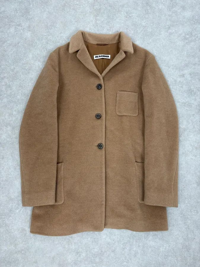 Jil Sander 2000s Jil Sander Beige Long Minimalist Coat Size US S / EU 44-46 / 1 - 1 Thumbnail