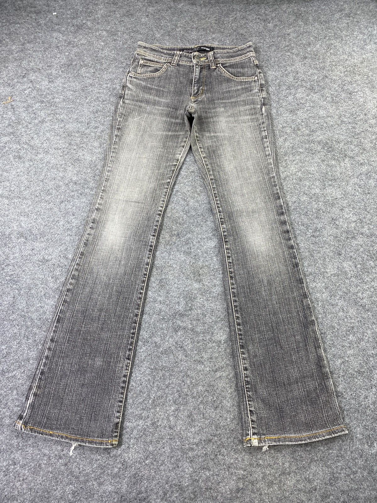 Jean × Vintage × Wrangler Vintage Wrangle Grey Wash Flare Jeans - J985 Size 26" / US 2 / IT 38 - 2 Thumbnail