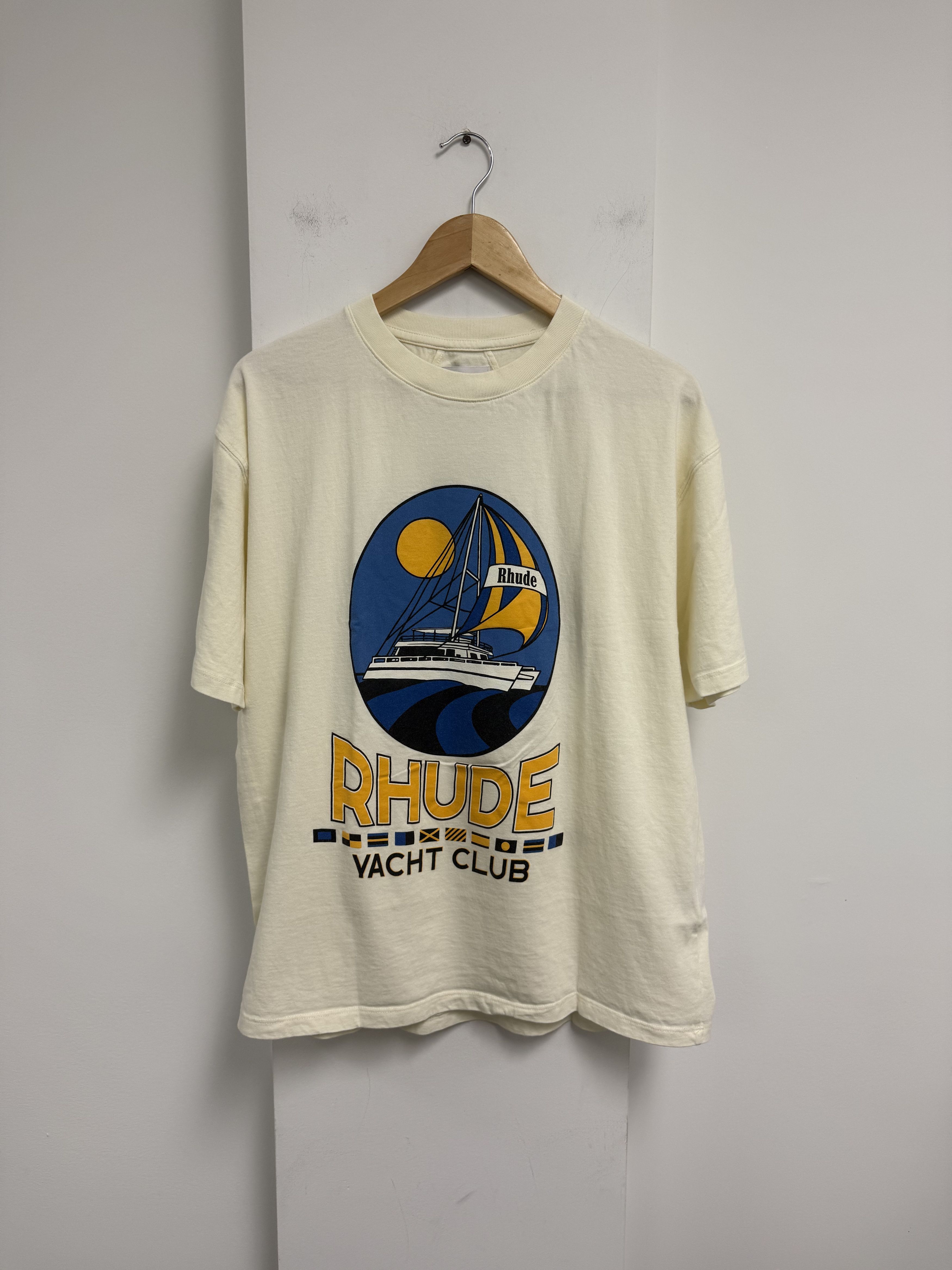 Rhude Rhude Yacht Club Tee Size US S / EU 44-46 / 1 - 1 Thumbnail