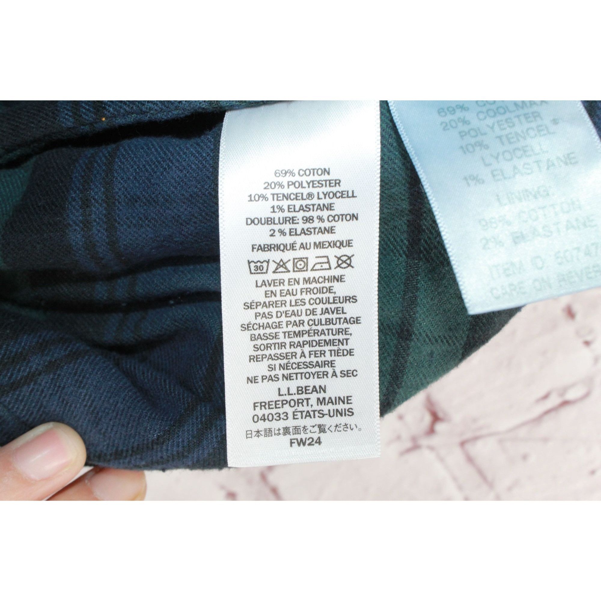 L.L. Bean LL Bean Women’s Lined Jeans Dark Wash Size 12 Size 34" / US 12 / IT 48 - 9 Thumbnail