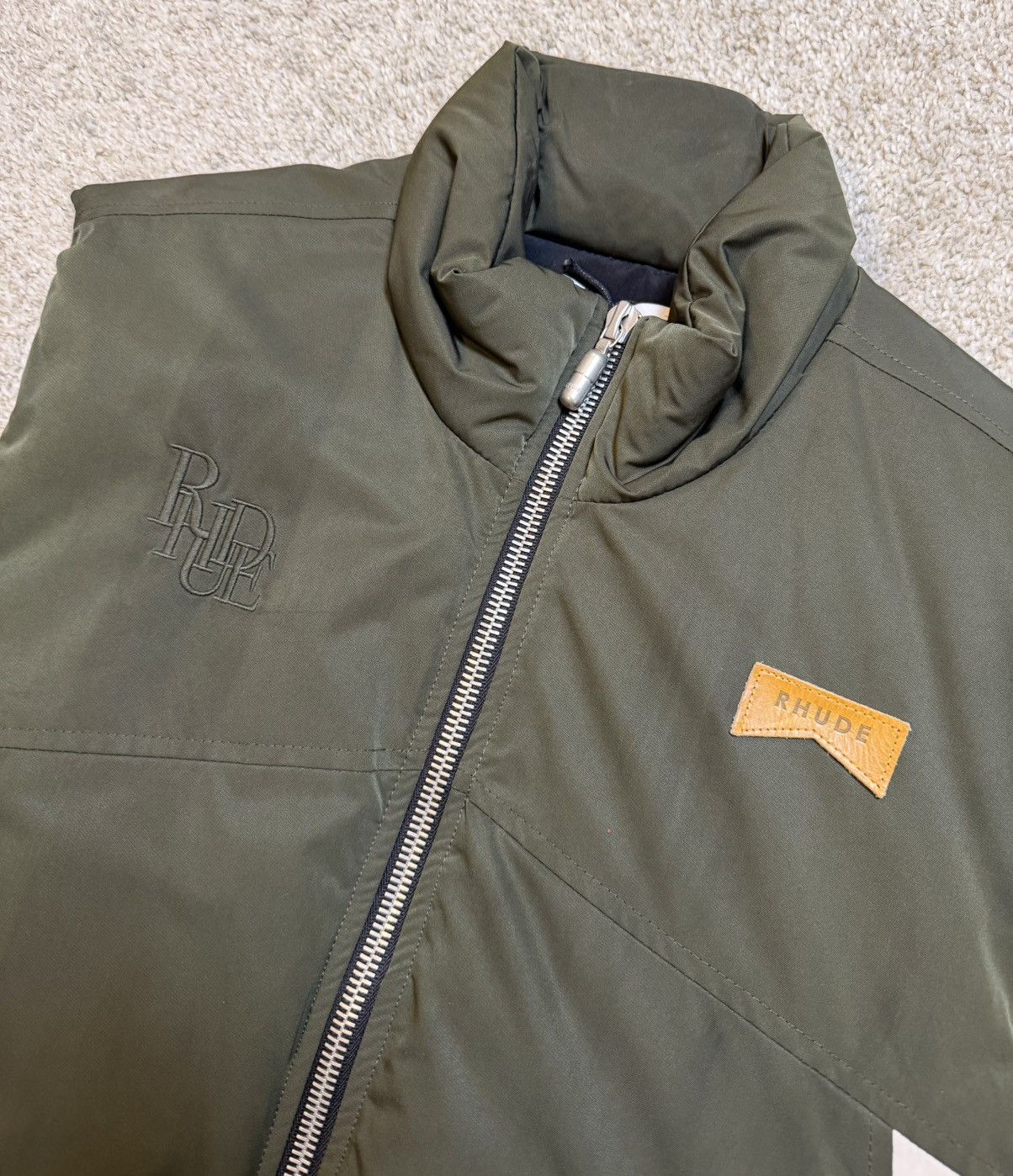 Rhude Rhude Panel Zip Up Vest Size US M / EU 48-50 / 2 - 3 Thumbnail