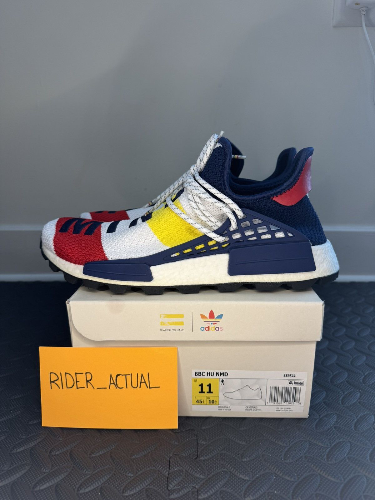 Adidas Adidas BBC HU NMD Size US 11 / EU 44 - 2 Thumbnail