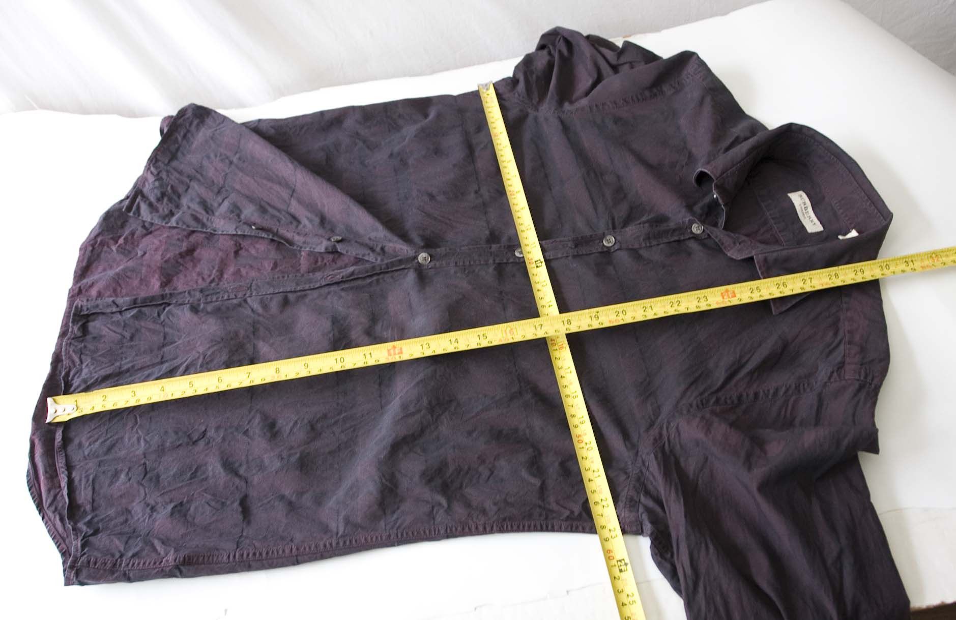Burberry Burberry Shirt Nova Check Size L Dark Purple Size US L / EU 52-54 / 3 - 5 Thumbnail