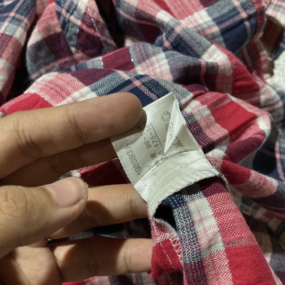 Japanese Brand 2000s Corn Flake Poem Logo Western Plaid Shirt Button Up Size US L / EU 52-54 / 3 - 16 Thumbnail