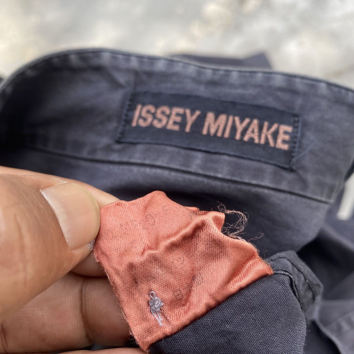 Homme Plisse Issey Miyake Very Rare 1980s ISSEY MIYAKE Mandarin Collar Shirt Size US L / EU 52-54 / 3 - 9 Thumbnail