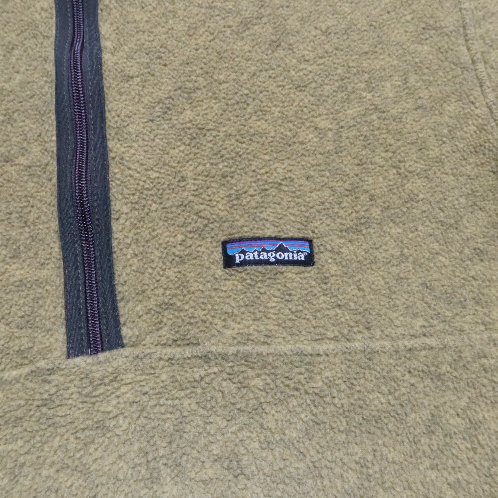Patagonia VINTAGE Patagonia Classic Synchilla Fleece Marsupial Pullover Mens Large Green 25735 Snap-T Pullover Size US L / EU 52-54 / 3 - 6 Thumbnail