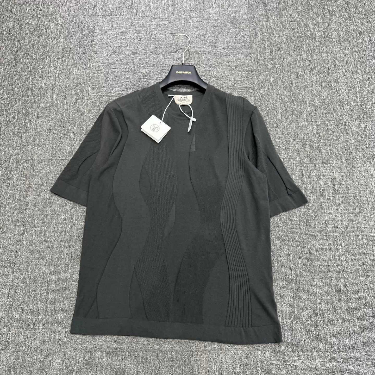 Hermes Hermes Wave Stripe Short Sleeve Size US L / EU 52-54 / 3 - 1 Thumbnail