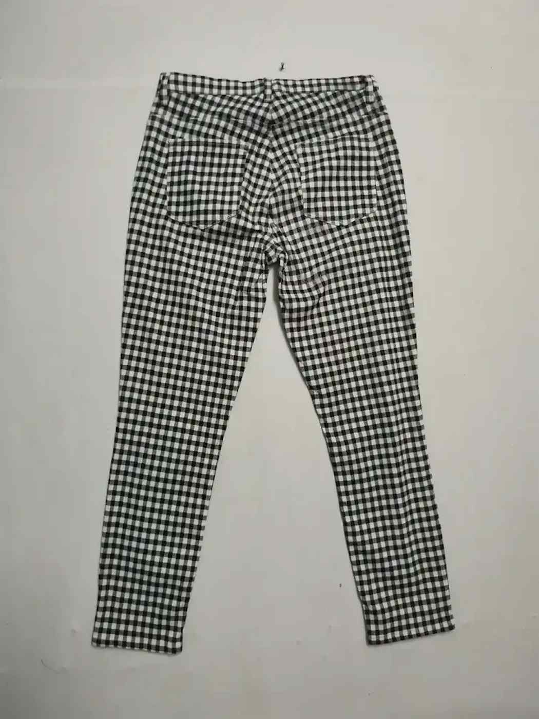 Japanese Brand Uniqlo Square Plaid Design Pants Size US 26 / EU 42 - 6 Thumbnail