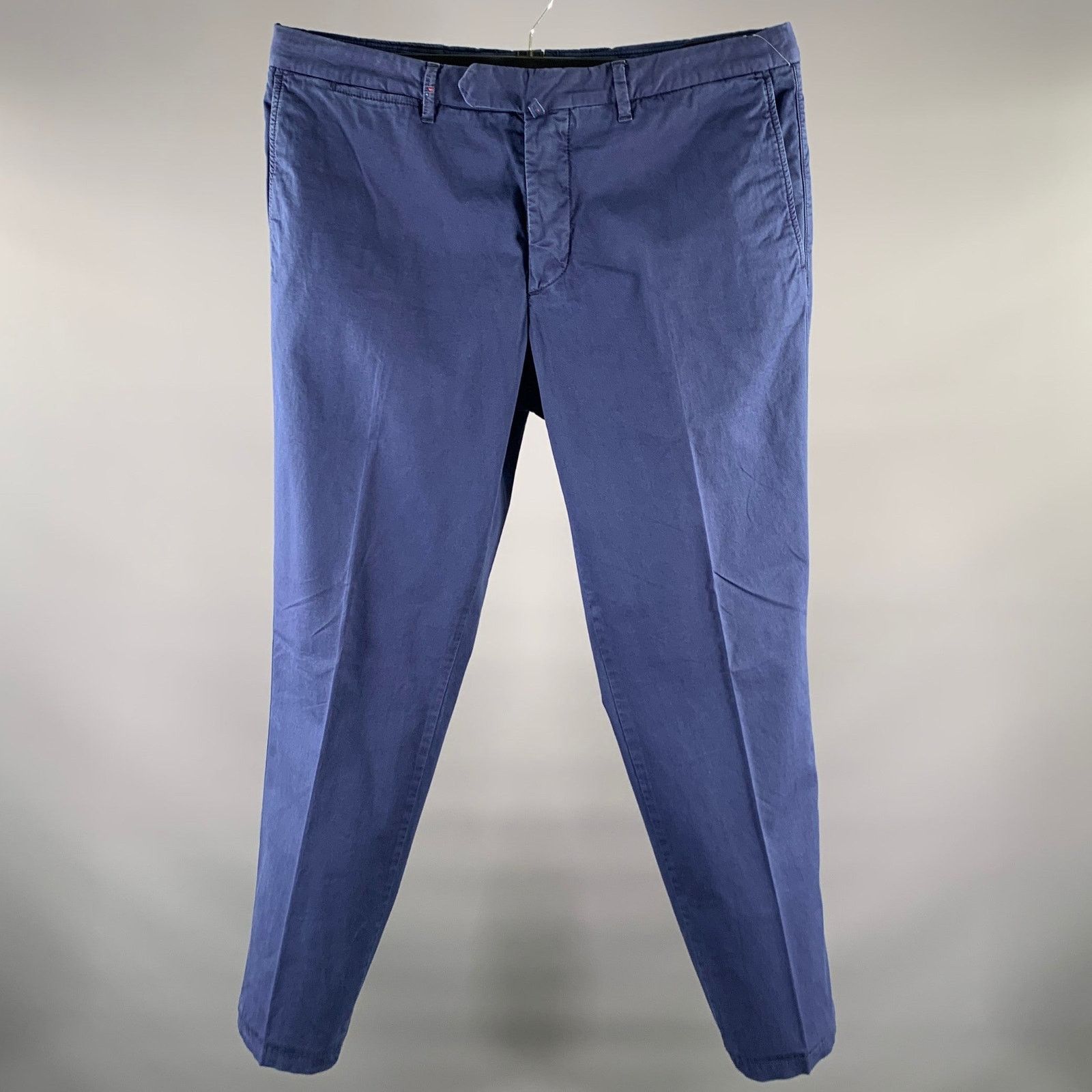 Kiton KITON Size 36 Navy Cotton Blend Button Fly Casual Pants Size US 36 / EU 52 - 1 Thumbnail