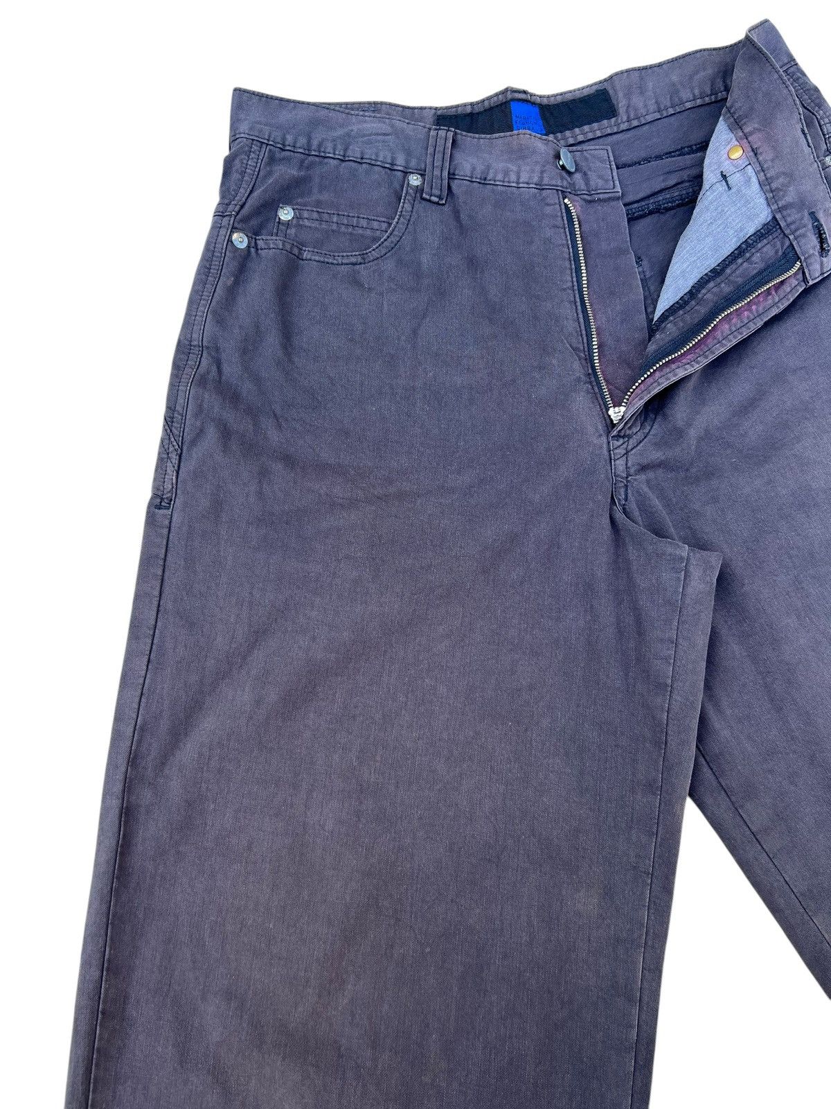 Marithe + Francois Girbaud Vintage 90s Marithe Francois Girbaud Faded Black Baggy Pant Size US 31 - 8 Thumbnail