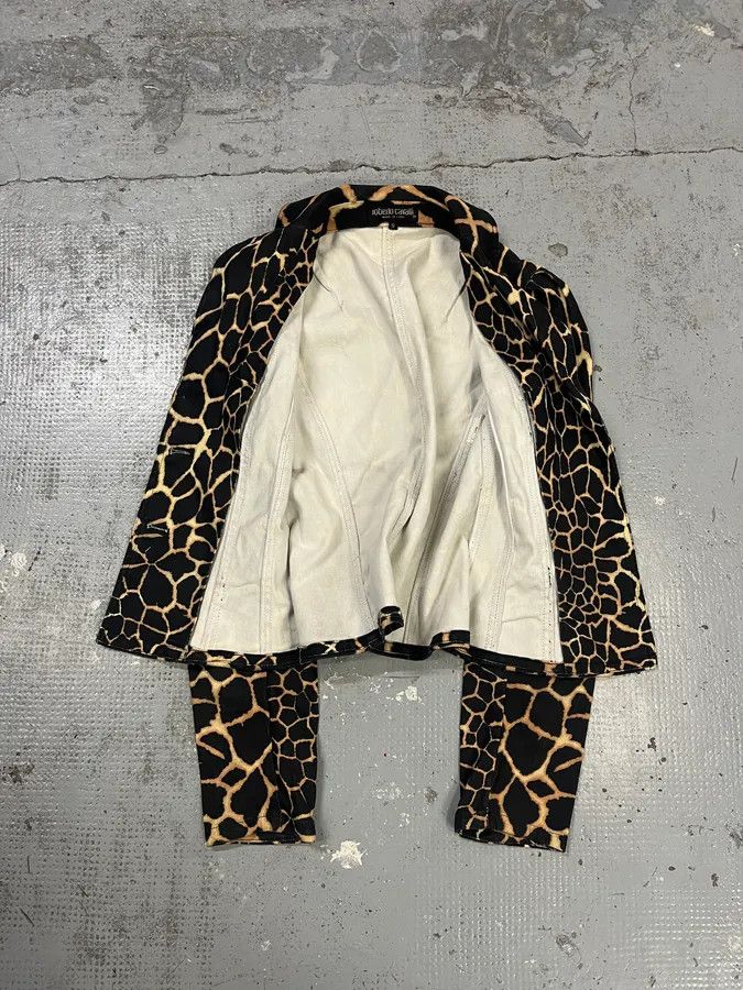 Roberto Cavalli FW2000 Roberto Cavalli Vulcano Seisma Black Blazer Jacket Size S / US 4 / IT 40 - 8 Thumbnail