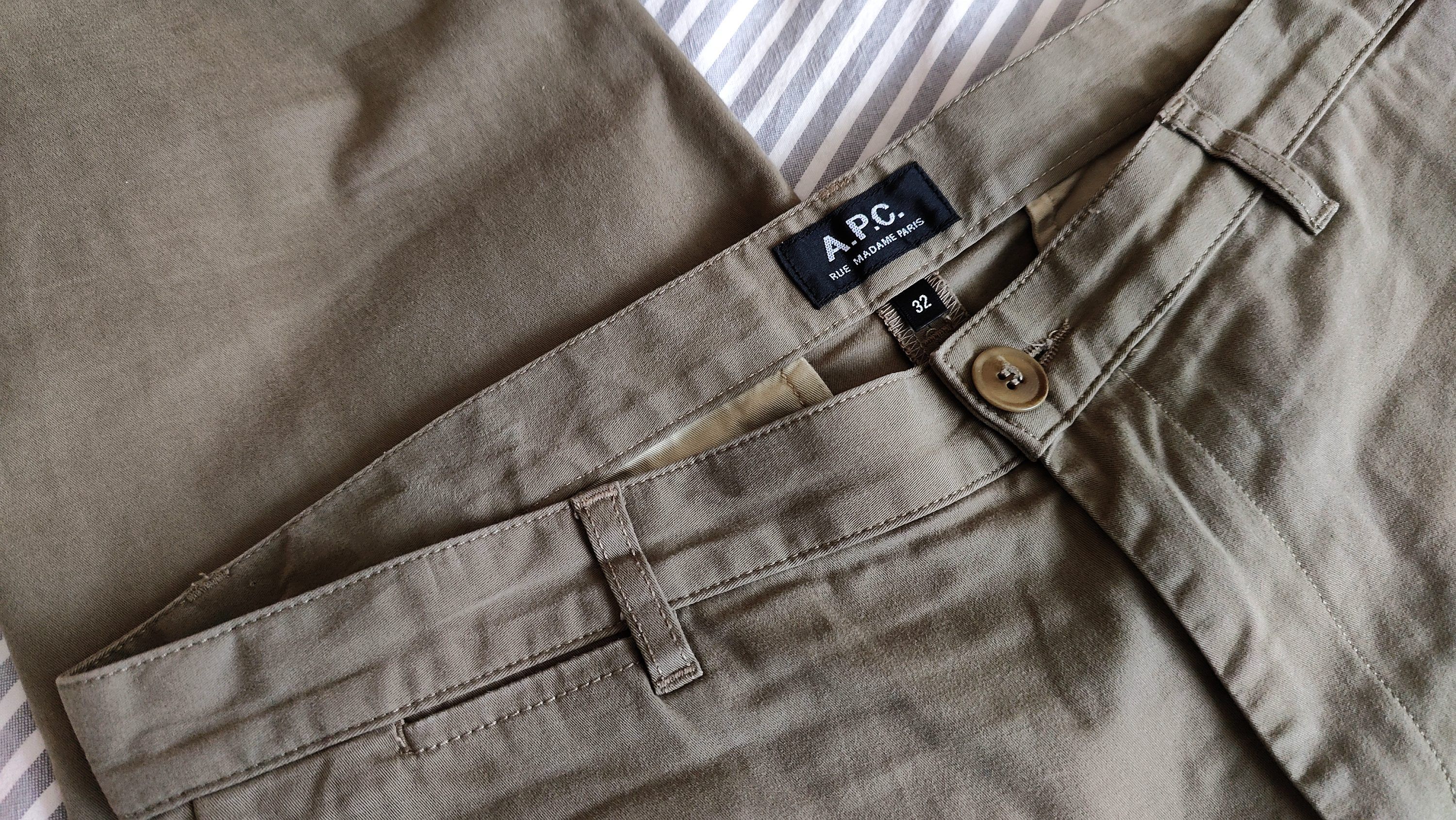 A.P.C. A.P.C. Paris APC Archival Casual Chino Pants Size US 32 / EU 48 - 7 Thumbnail