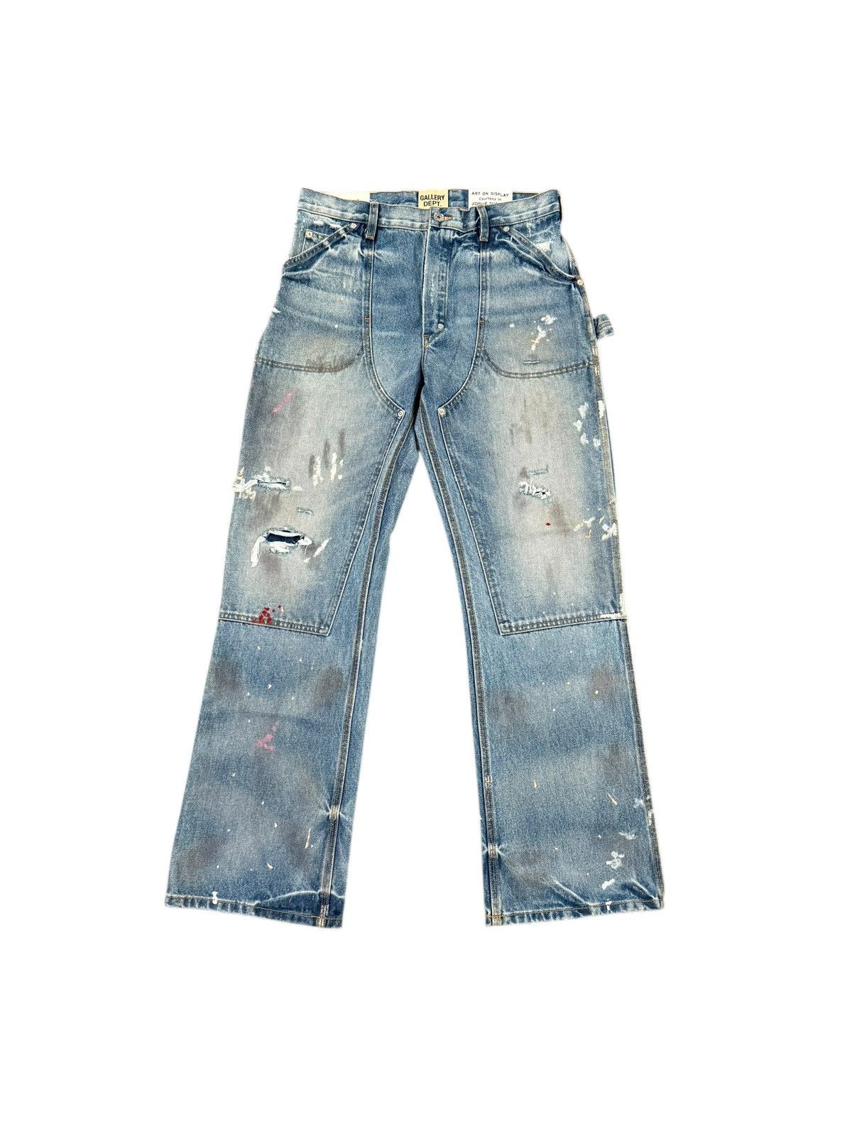 Gallery Dept. Branko Painted & Distressed Carpenter Pants Size US 32 / EU 48 - 1 Thumbnail