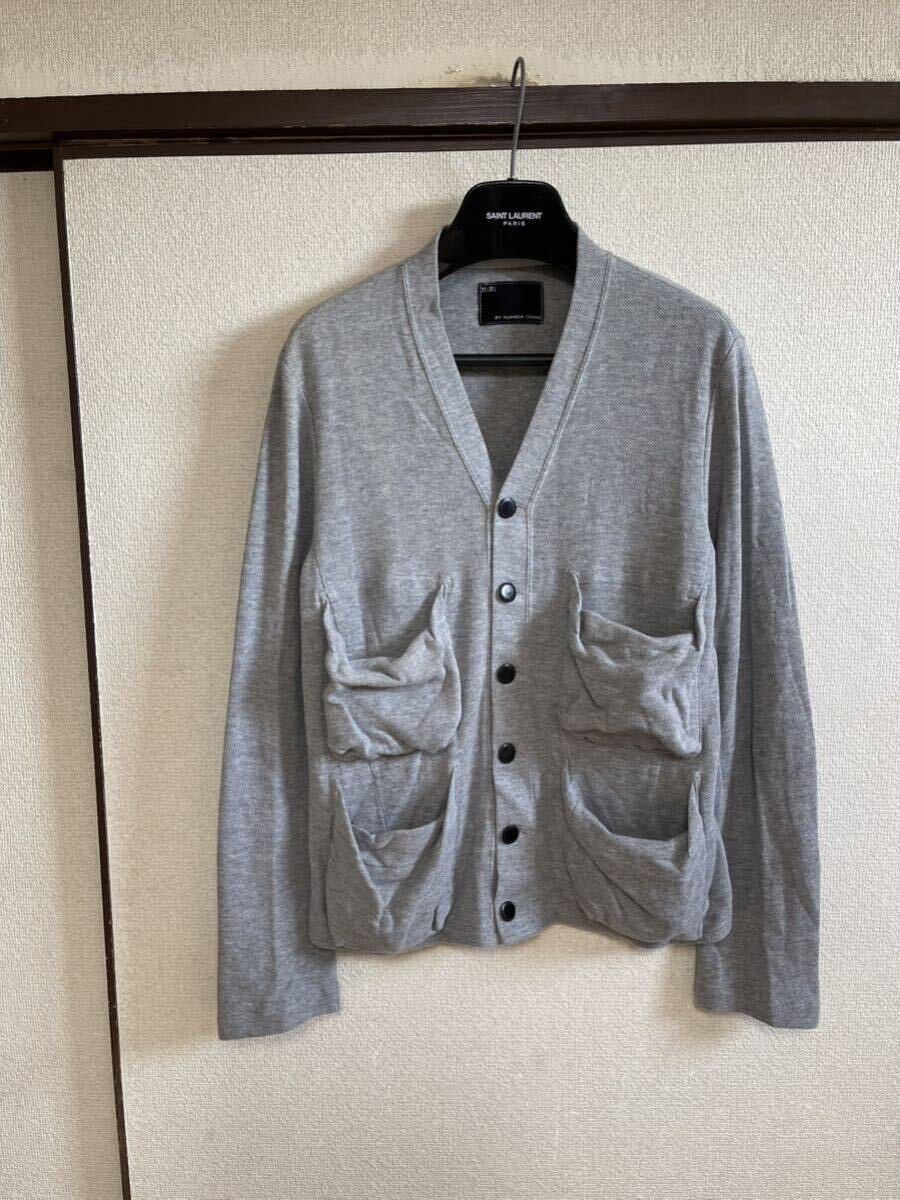 Japanese Brand × Number (N)ine Number (N)ine Grey 4 pocket cargo cardigan Size US M / EU 48-50 / 2 - 4 Thumbnail