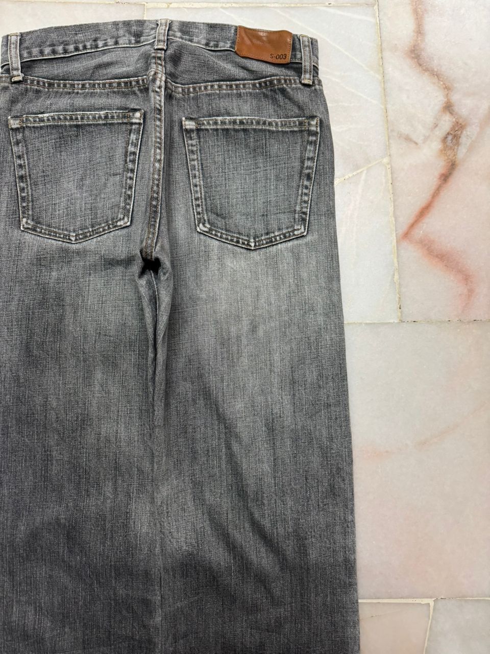 Uniqlo 💥Sick💥Vintage Uniqlo Easy Fit Straight Insane Stoned Faded Size US 30 / EU 46 - 17 Thumbnail