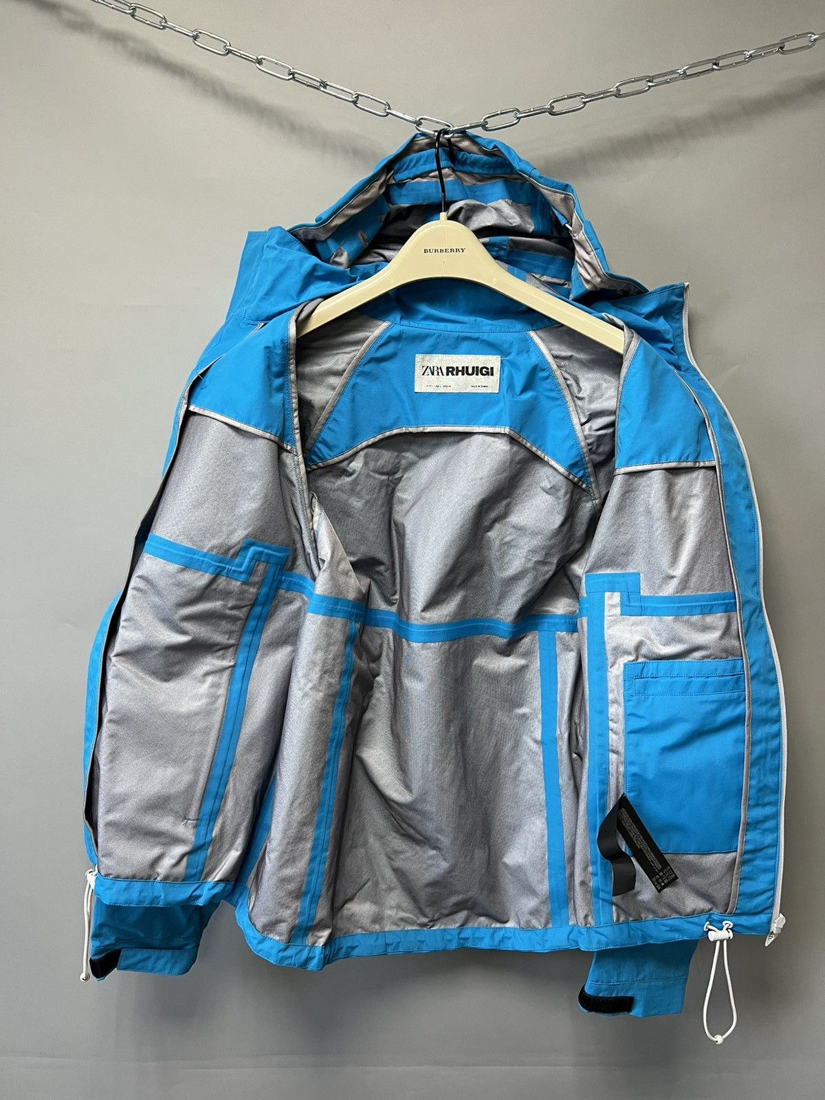 Rhude × Zara NEW Windbreaker Rhude x Zara Rhuigi technical jacket y2k L Size US L / EU 52-54 / 3 - 2 Thumbnail