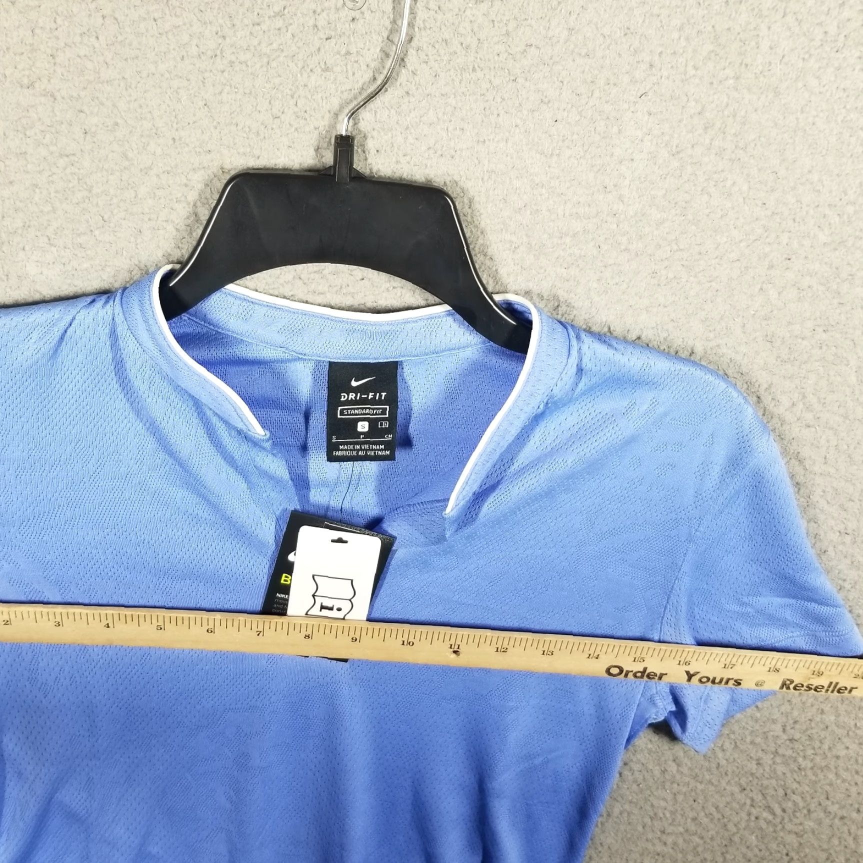 Nike Nike Golf Polo Shirt Breathe Jacquard Blue Camo Women's CU0821 Polo Nike Dri-Fit Peloter? Size S / US 4 / IT 40 - 7 Thumbnail