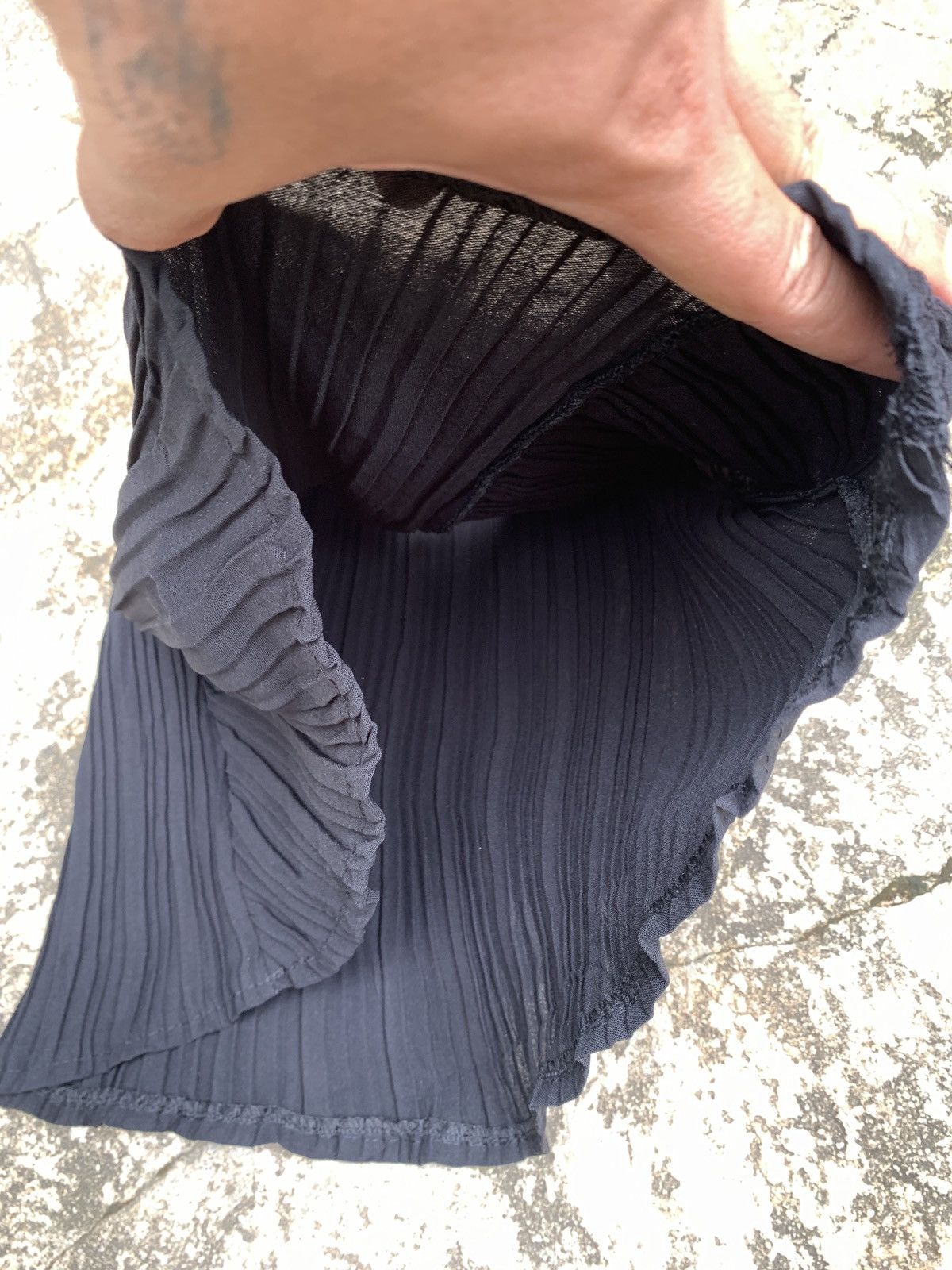 Other Unknown Black Loosy Trim Pleats Tanktop Size S / US 4 / IT 40 - 7 Thumbnail