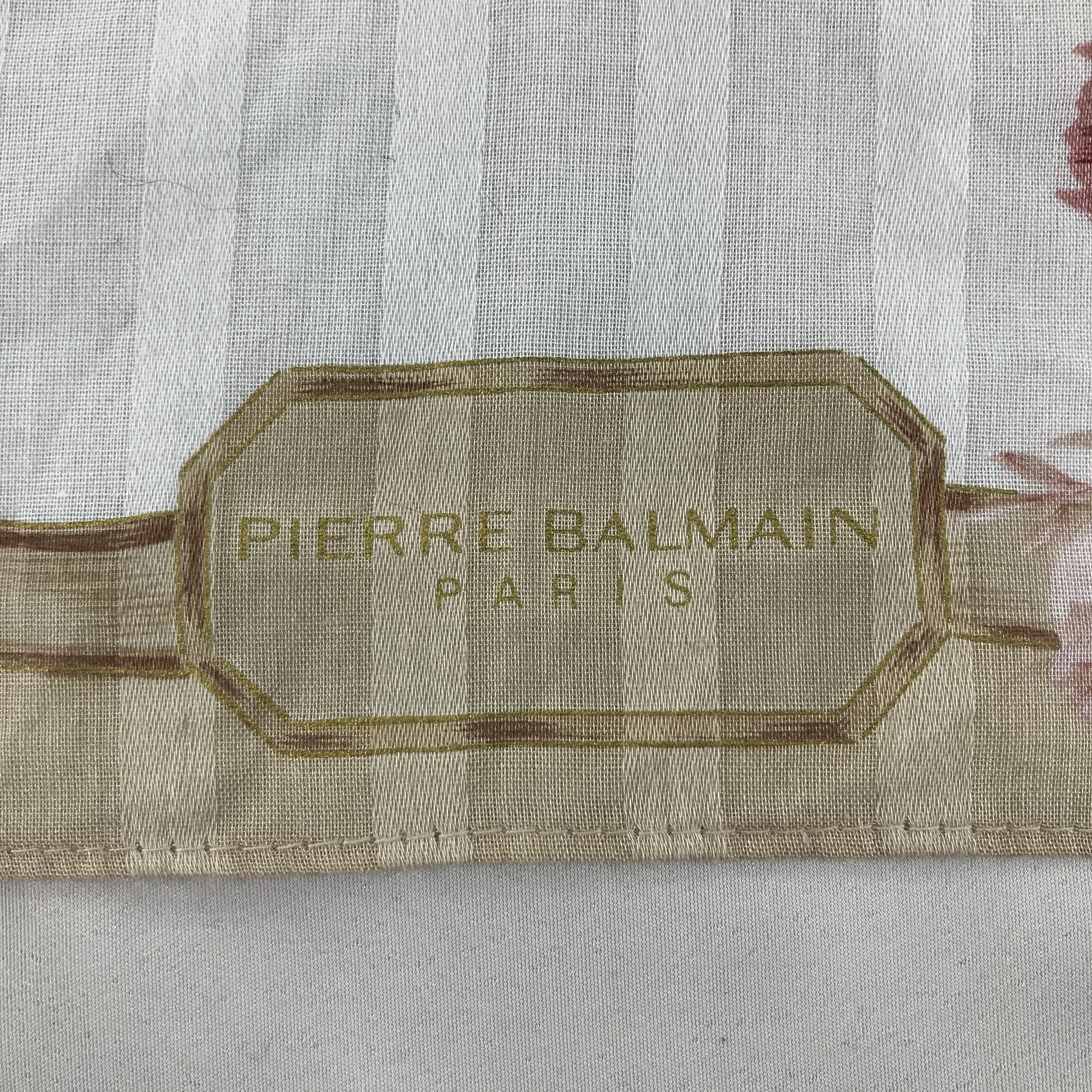 Pierre Balmain × Vintage Pierre Balmain Bandana / Handkerchief / Neckerchief - S1884 Size ONE SIZE - 5 Thumbnail