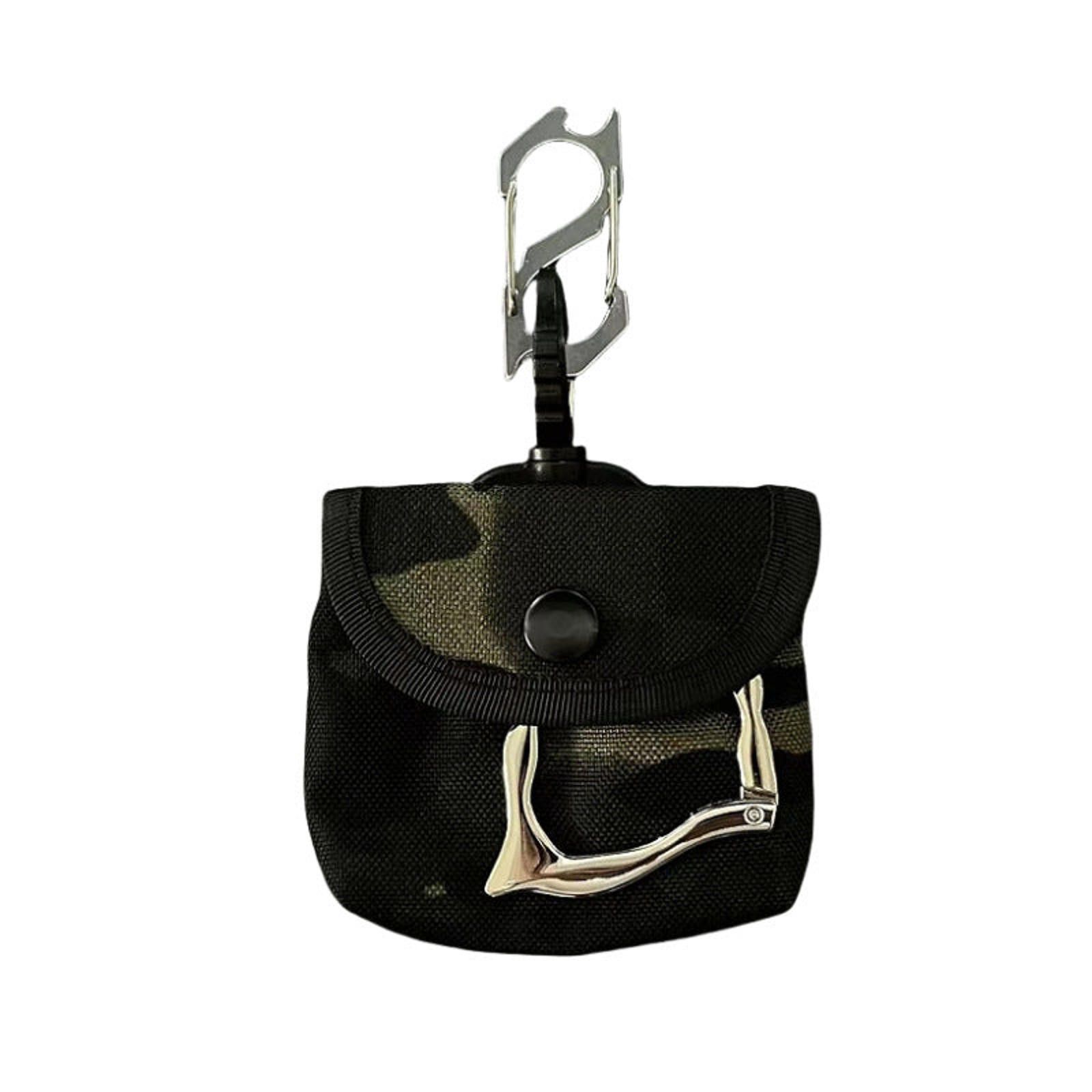 Jewelry Black Camouflage Compact Keychain Pouch, Durable Clip Size ONE SIZE - 5 Thumbnail