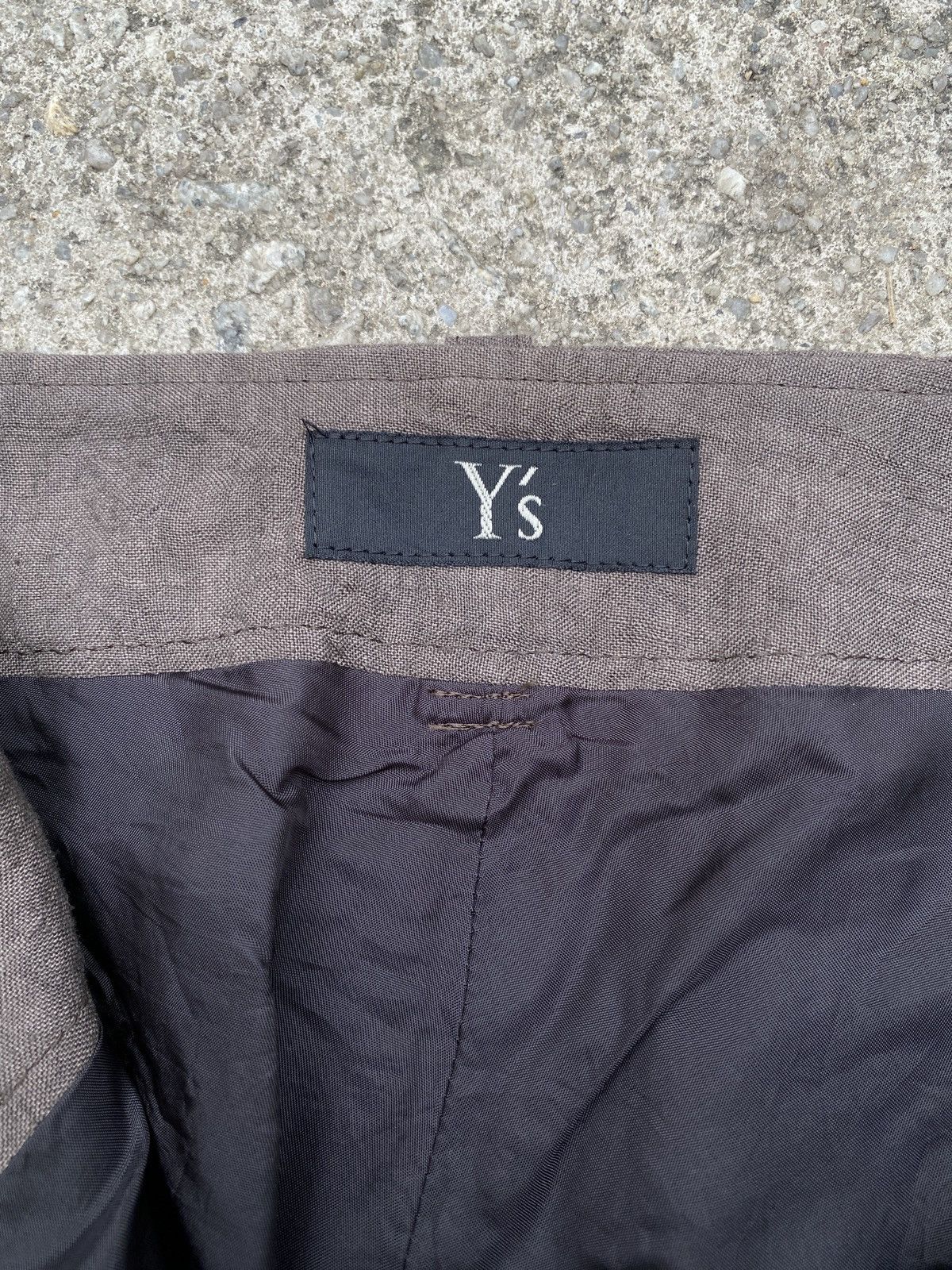 Yohji Yamamoto 1990s - Vintage Y’s Yohji Yamamoto Linen Cropped Pant Size US 30 / EU 46 - 12 Thumbnail
