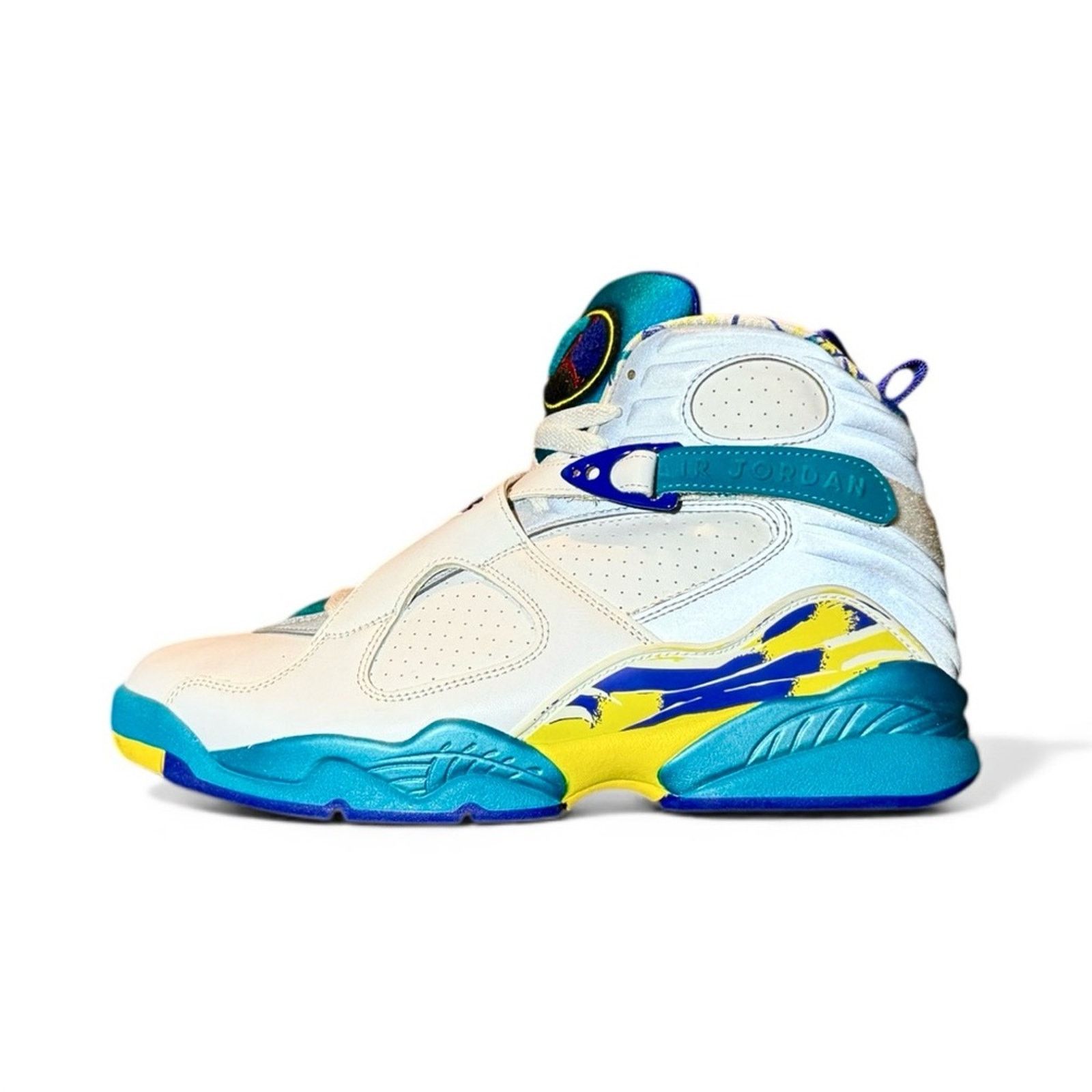 Nike Nike Air Jordan Retro 8 White Aqua Size US 11.5 / IT 41.5 - 1 Thumbnail