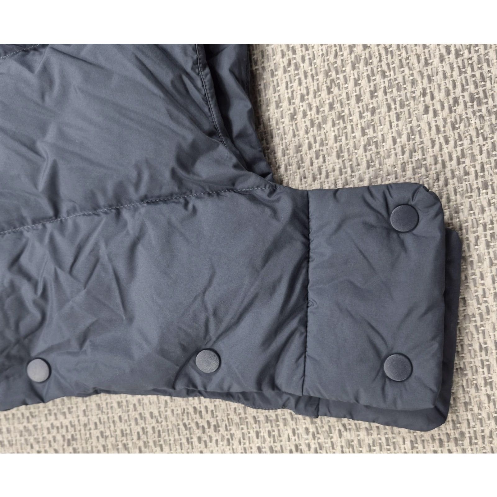 Lululemon Lululemon Jacket Womens One Size Gray Insulated Snap On Puffer Collar Hood Size ONE SIZE - 4 Thumbnail