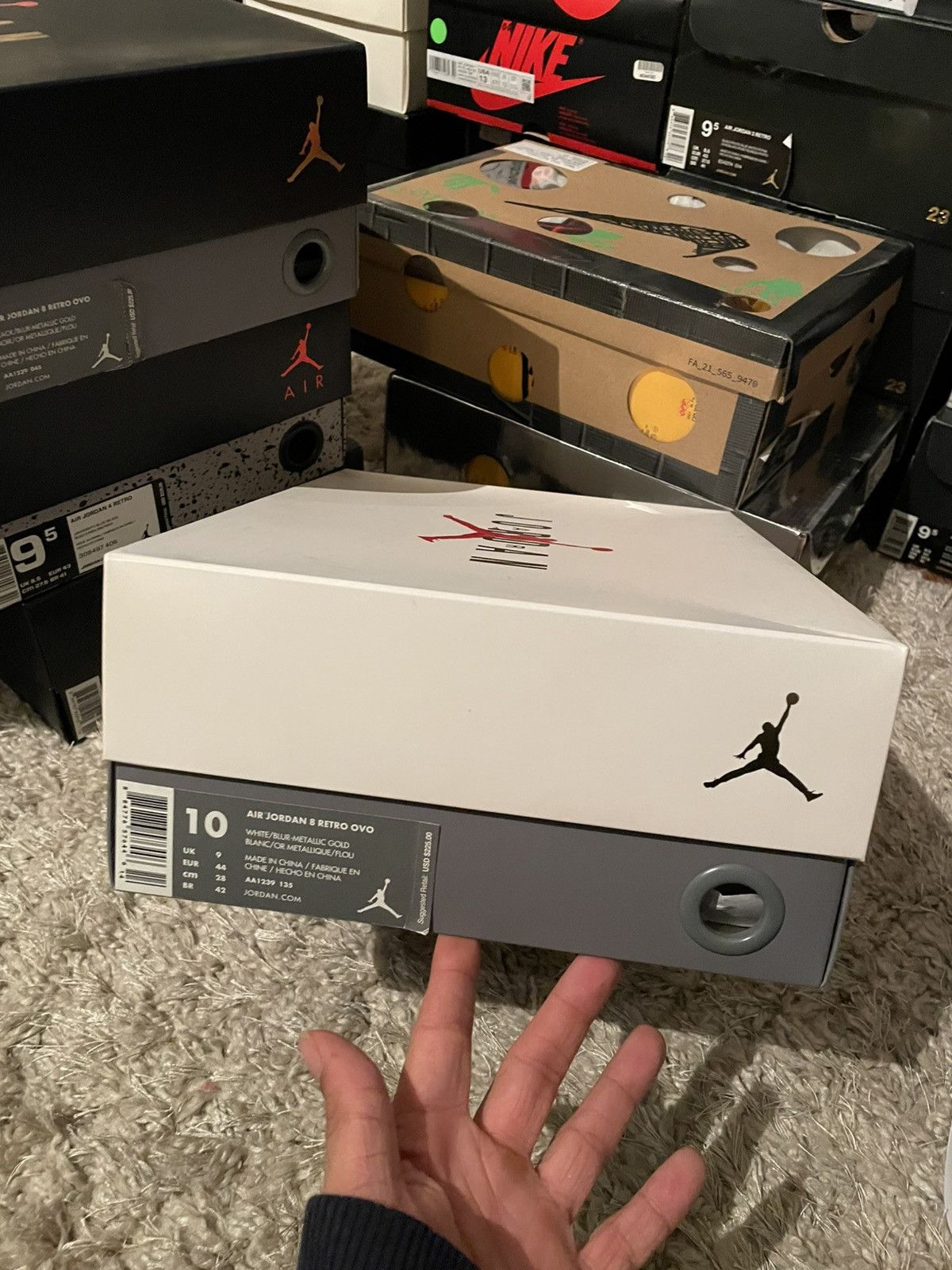 Jordan Brand Jordan 8 OVO White Size US 10 / EU 43 - 10 Thumbnail