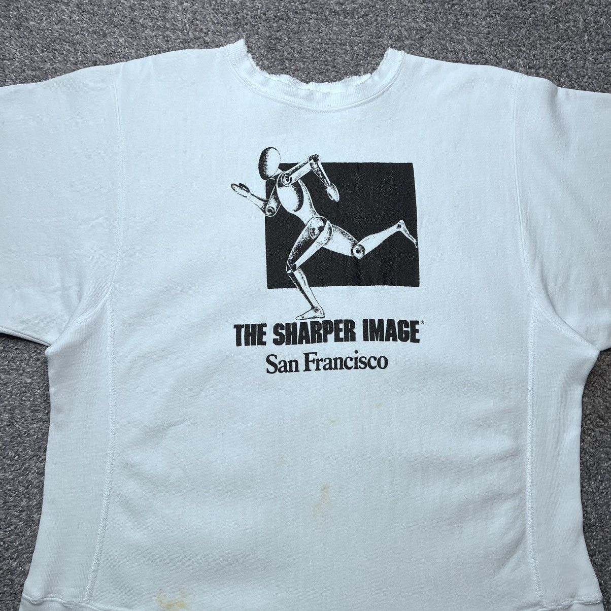 Champion Vtg 80s The Sharper Image Champion Reverse Weave Sweatshirt Size US XL / EU 56 / 4 - 4 Thumbnail