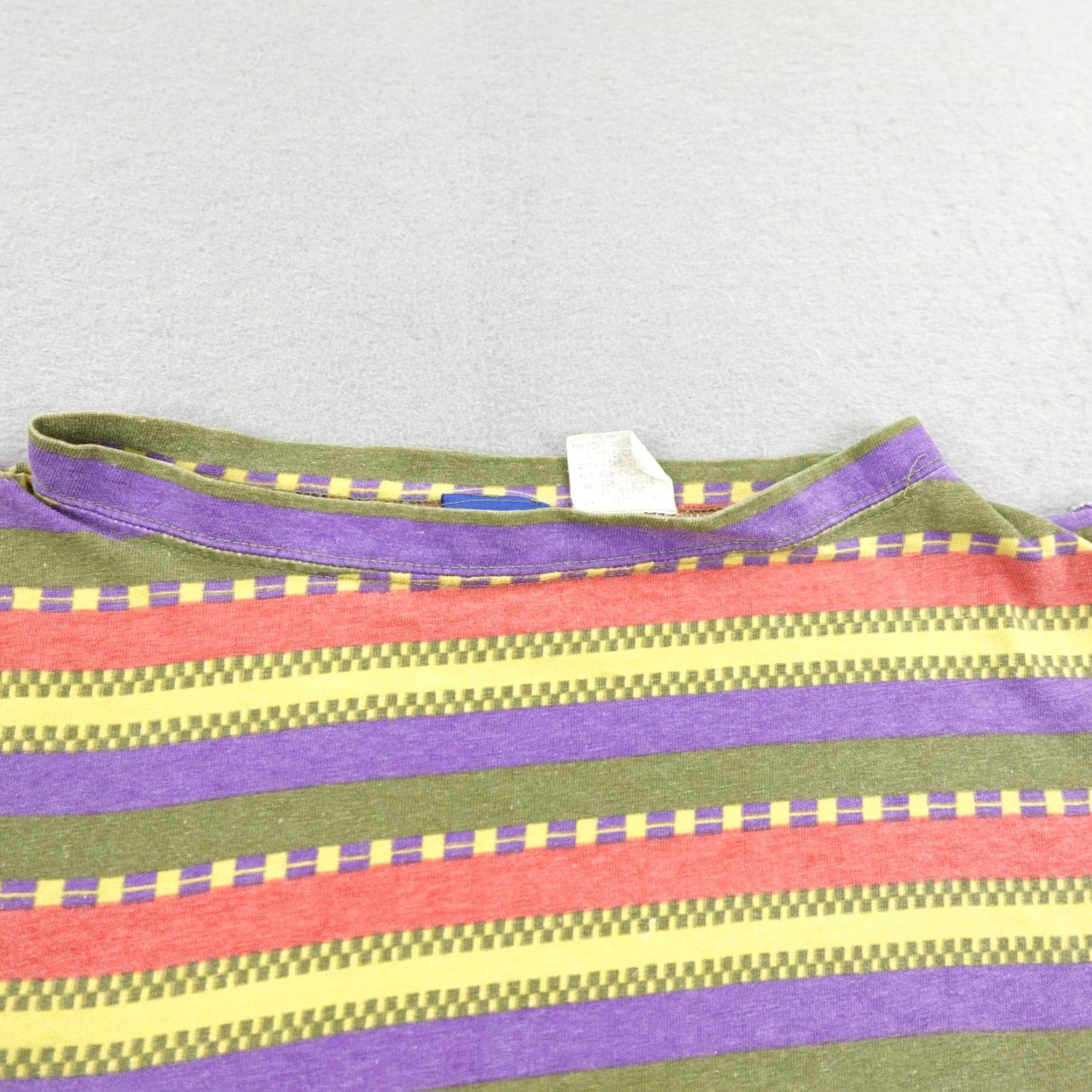 Ocean Pacific VINTAGE Ocean Pacific Shirt Mens Medium Stripes 80s T-Shirt Cotton Beach Surf Skate Made USA Mens Size US M / EU 48-50 / 2 - 2 Thumbnail