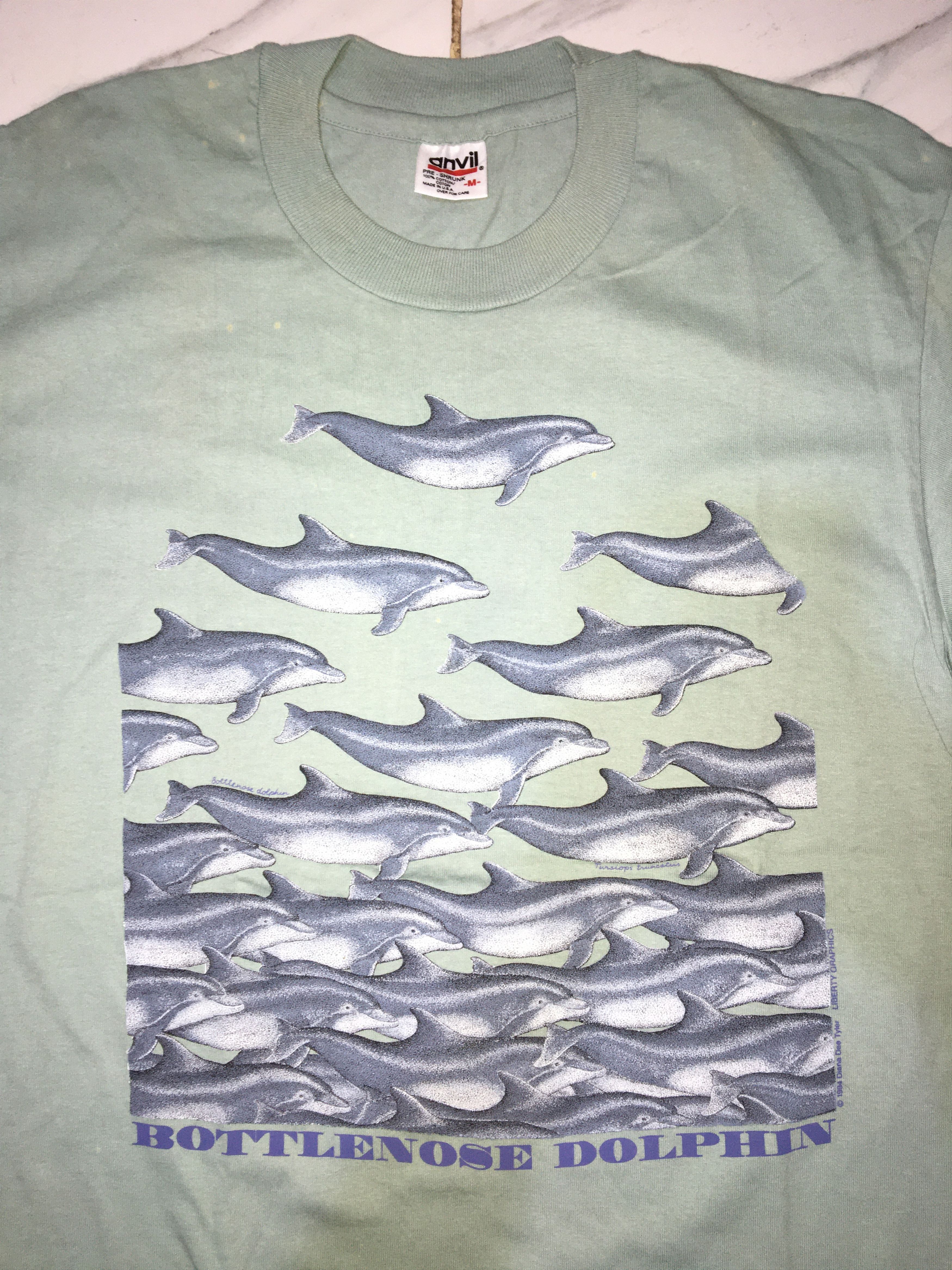 Vintage Vintage Bottlenose Dolphin Shirt Size US M / EU 48-50 / 2 - 2 Thumbnail