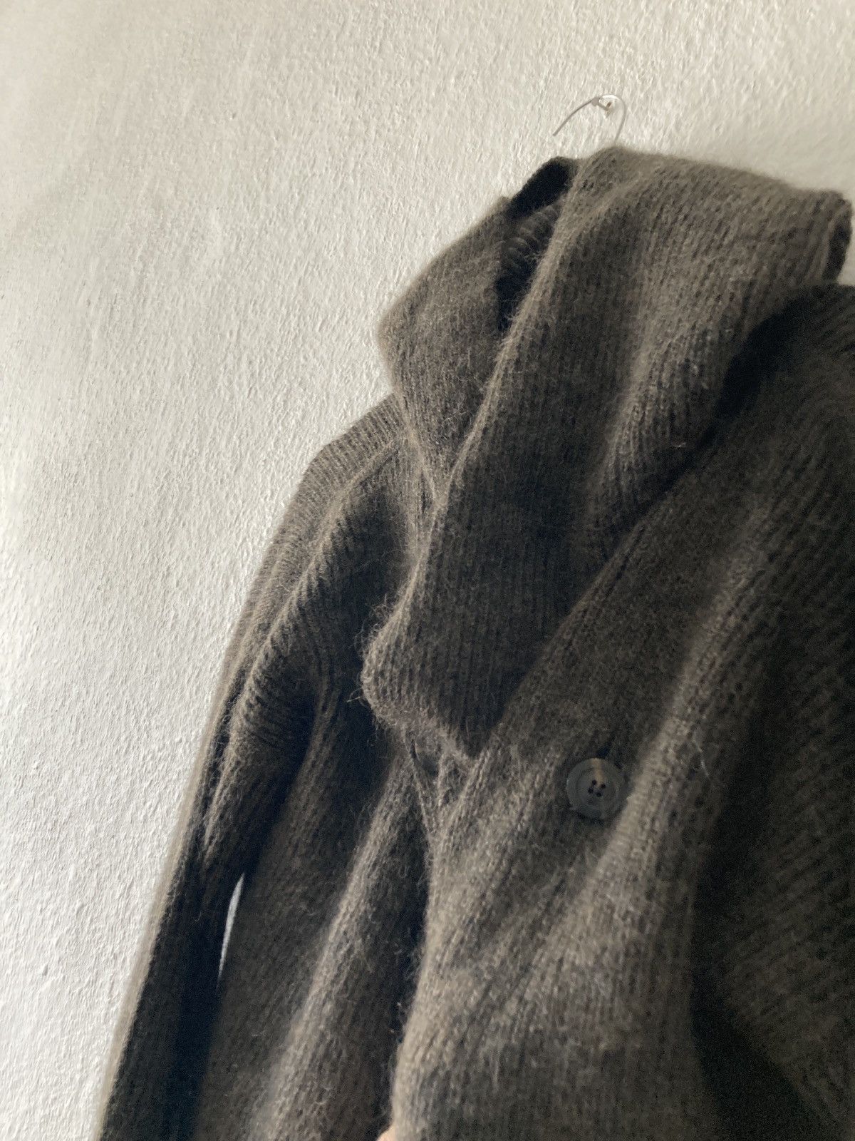 Rick Owens F/W 19 "LARRY" Hooded Mohair & Wool Knit Jacket Rick Owens L Size US L / EU 52-54 / 3 - 11 Thumbnail